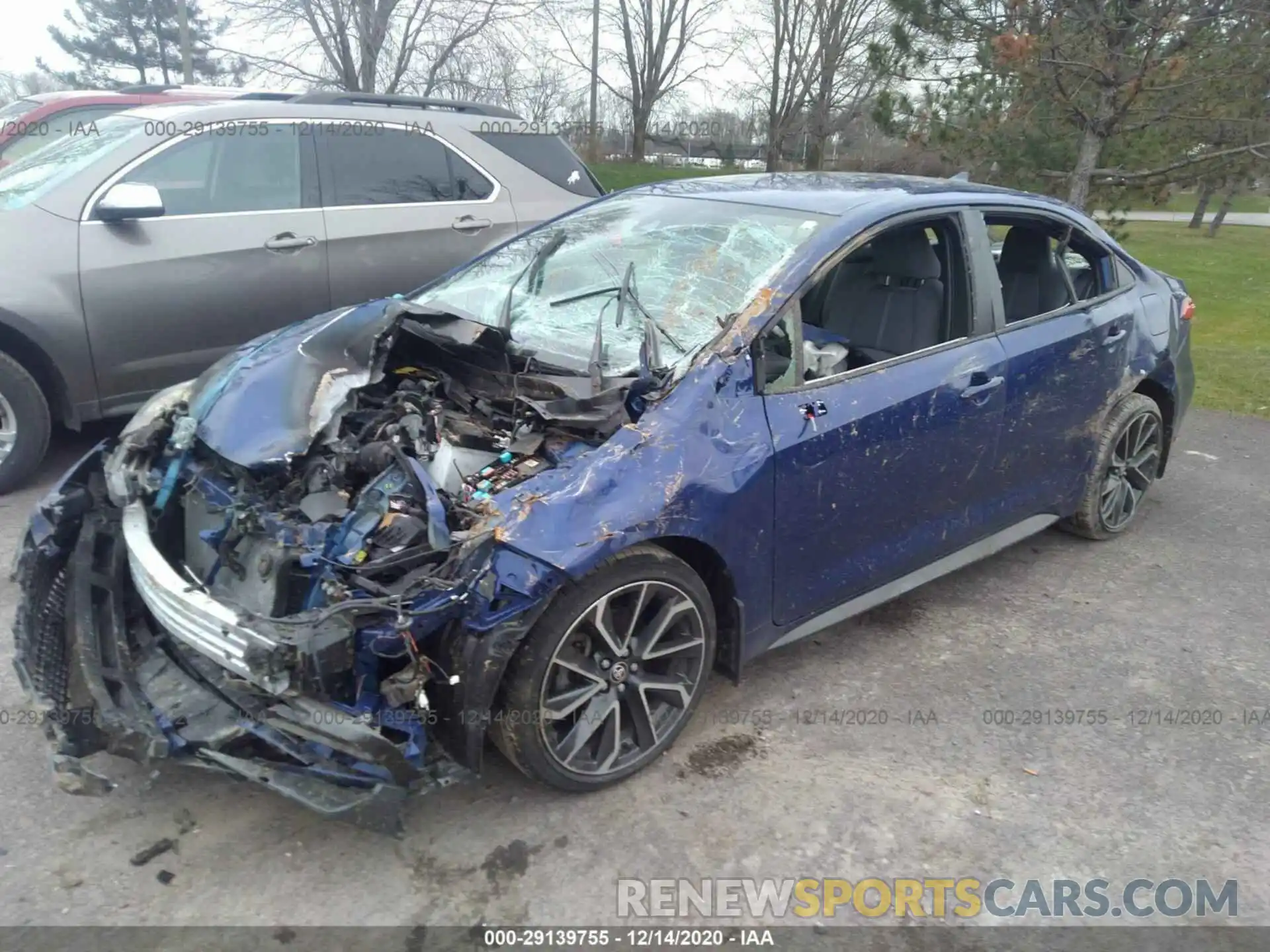 2 Photograph of a damaged car JTDS4RCE5LJ025841 TOYOTA COROLLA 2020