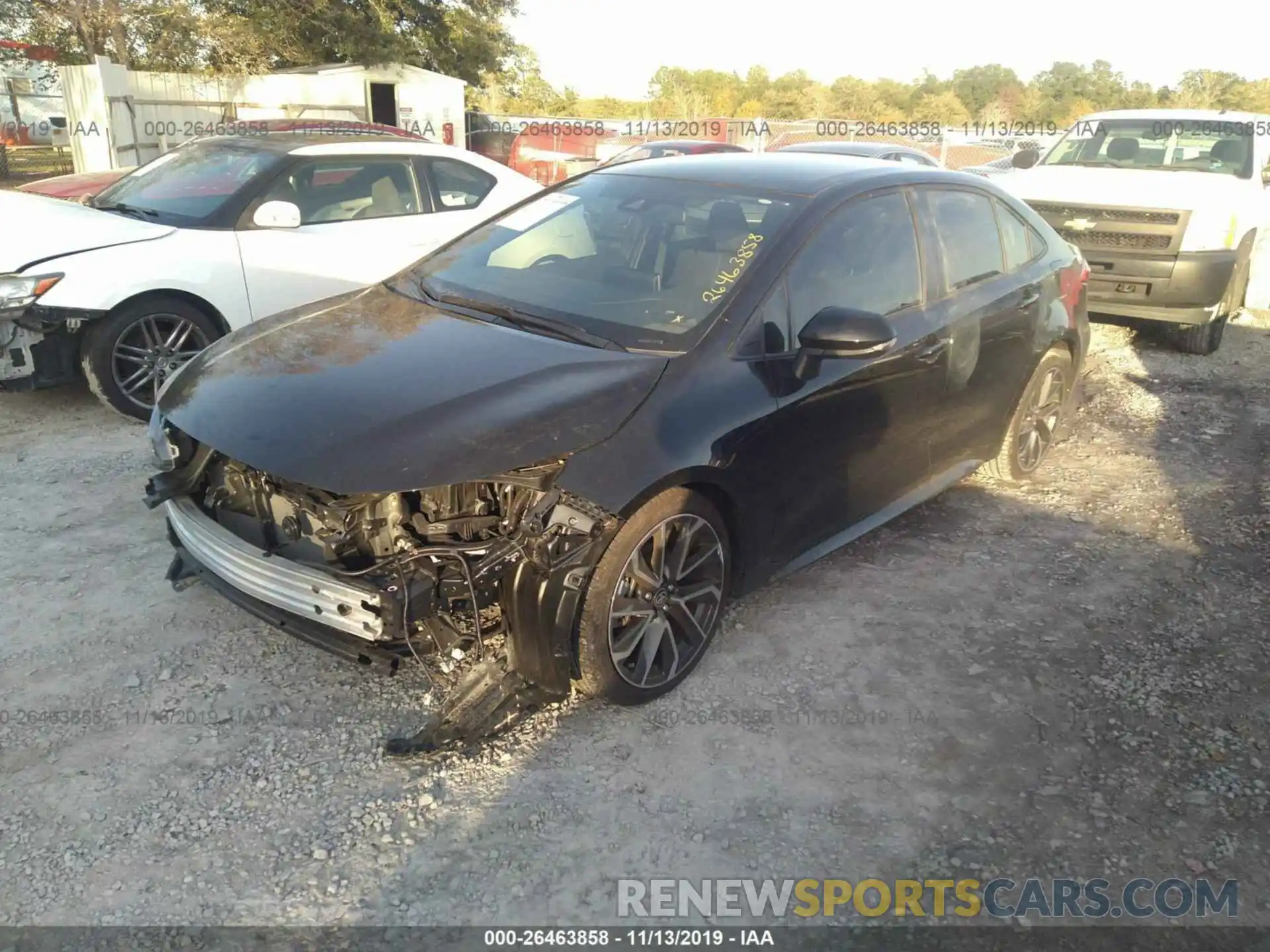 2 Photograph of a damaged car JTDS4RCE5LJ026682 TOYOTA COROLLA 2020