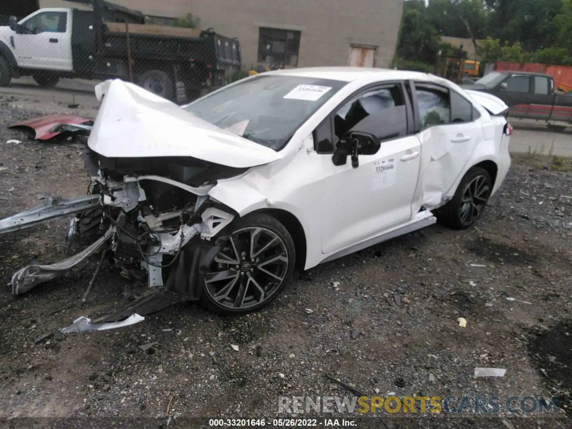 2 Photograph of a damaged car JTDS4RCE5LJ026875 TOYOTA COROLLA 2020