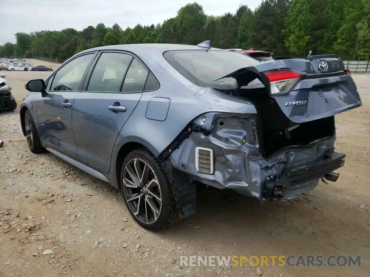 3 Photograph of a damaged car JTDS4RCE5LJ026892 TOYOTA COROLLA 2020