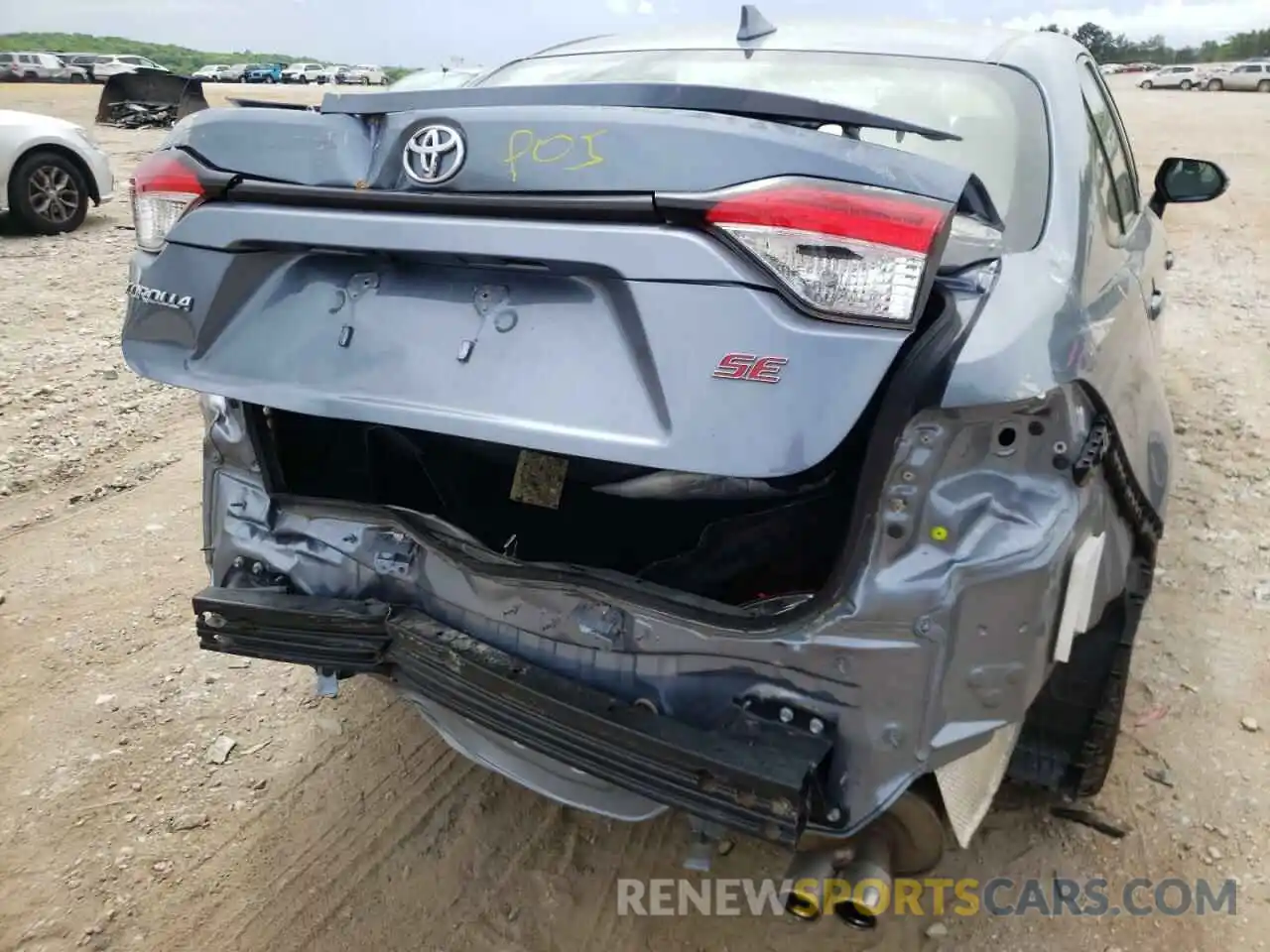 9 Photograph of a damaged car JTDS4RCE5LJ026892 TOYOTA COROLLA 2020