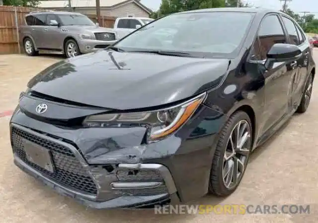 2 Photograph of a damaged car JTDS4RCE5LJ027184 TOYOTA COROLLA 2020