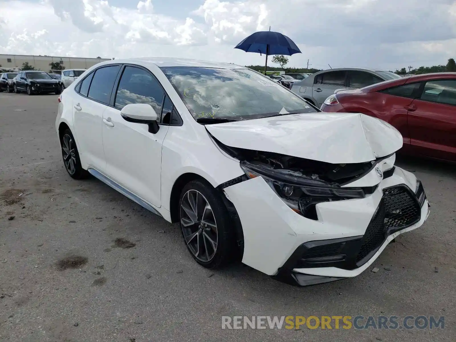 1 Photograph of a damaged car JTDS4RCE5LJ027265 TOYOTA COROLLA 2020