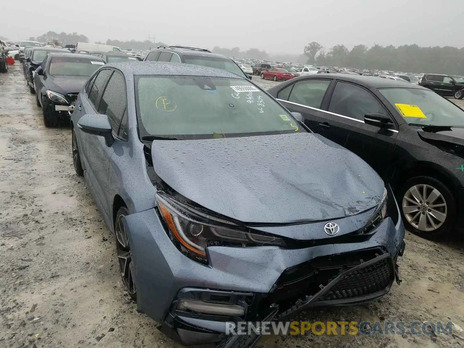 1 Photograph of a damaged car JTDS4RCE5LJ028304 TOYOTA COROLLA 2020