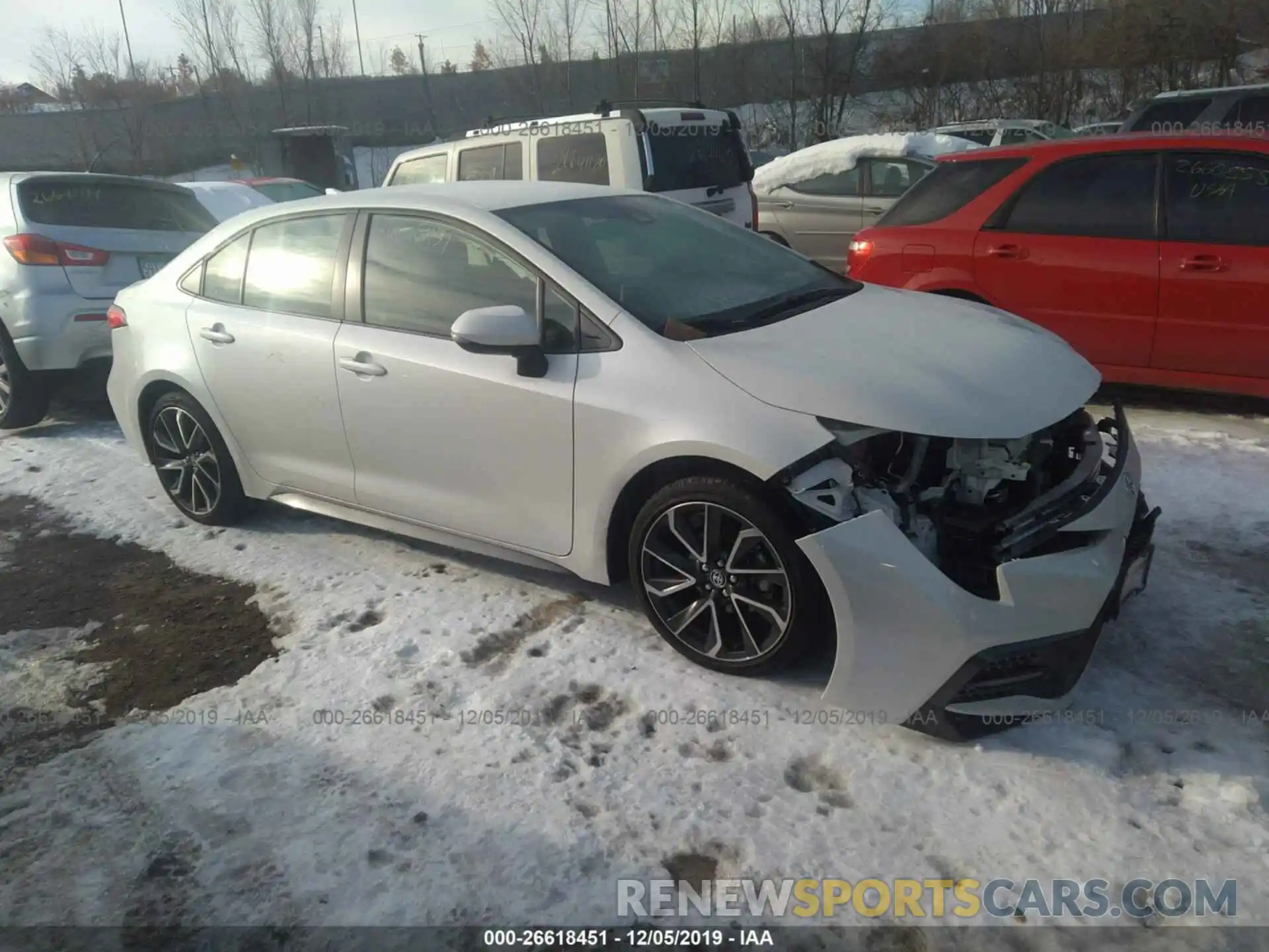 1 Photograph of a damaged car JTDS4RCE5LJ029498 TOYOTA COROLLA 2020