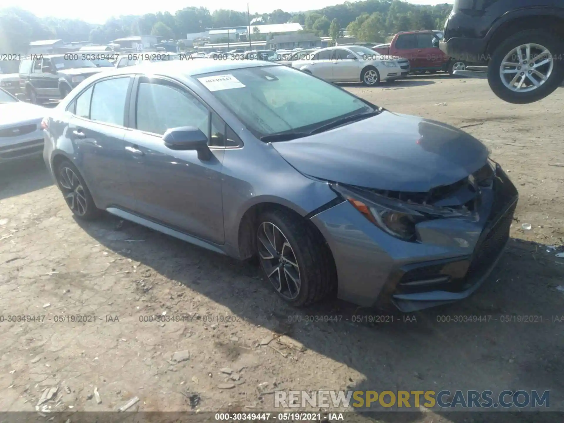 1 Photograph of a damaged car JTDS4RCE5LJ031817 TOYOTA COROLLA 2020