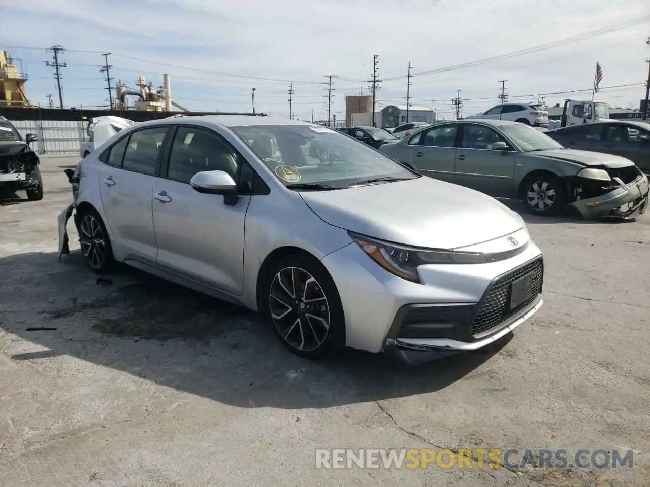 1 Photograph of a damaged car JTDS4RCE5LJ033437 TOYOTA COROLLA 2020