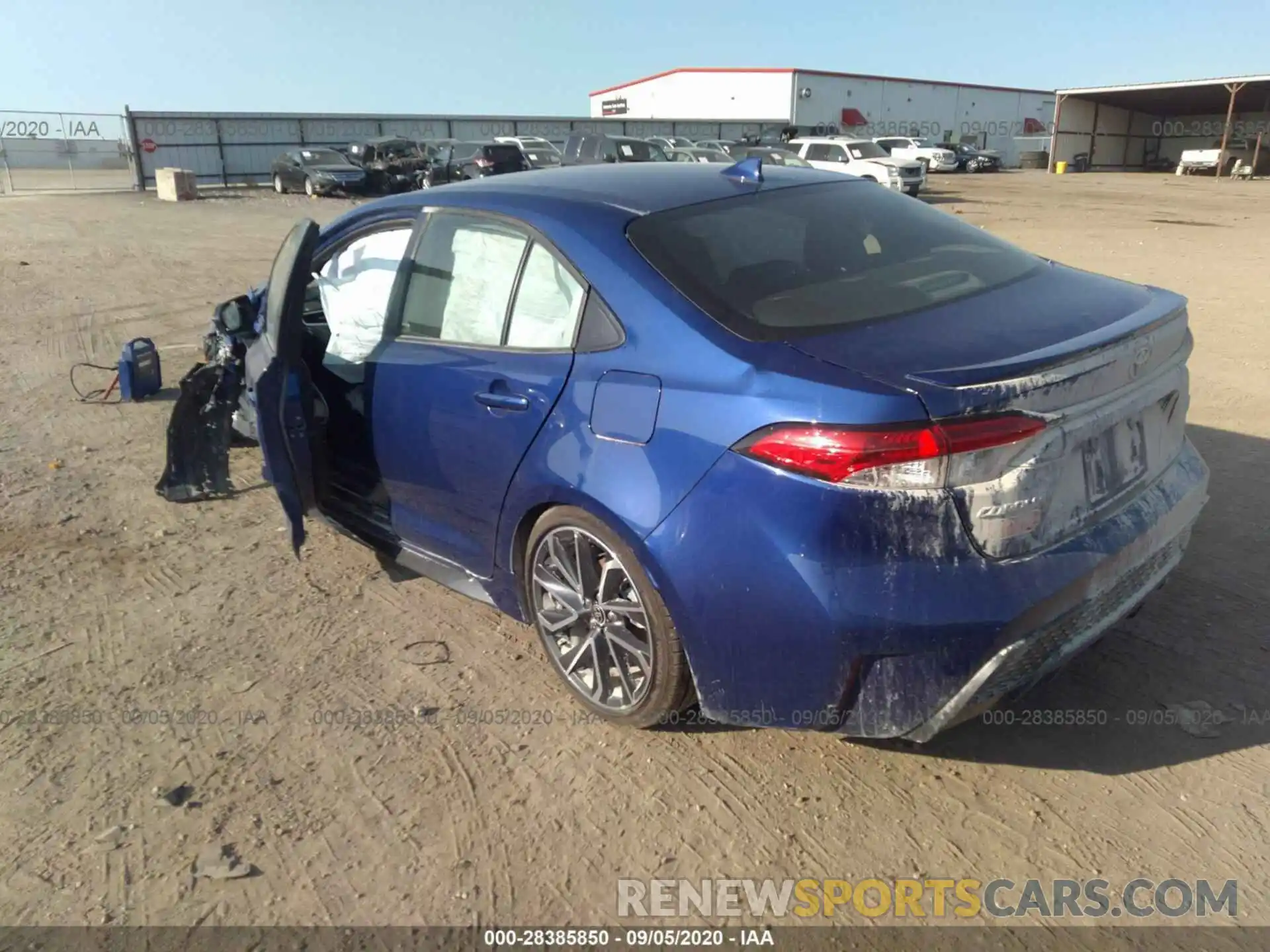 3 Photograph of a damaged car JTDS4RCE5LJ036239 TOYOTA COROLLA 2020