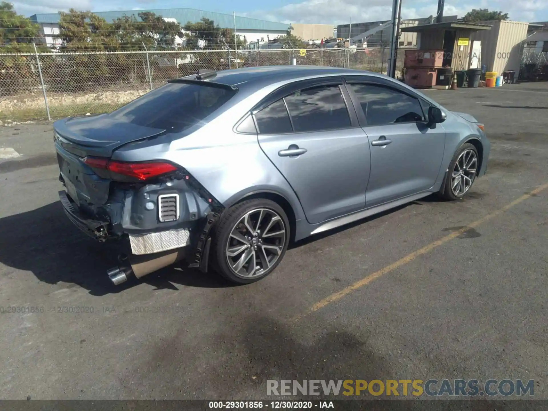 4 Photograph of a damaged car JTDS4RCE5LJ036709 TOYOTA COROLLA 2020