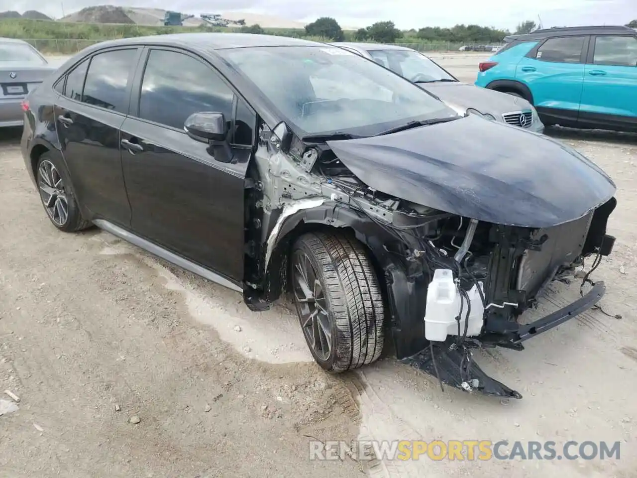 1 Photograph of a damaged car JTDS4RCE5LJ037018 TOYOTA COROLLA 2020