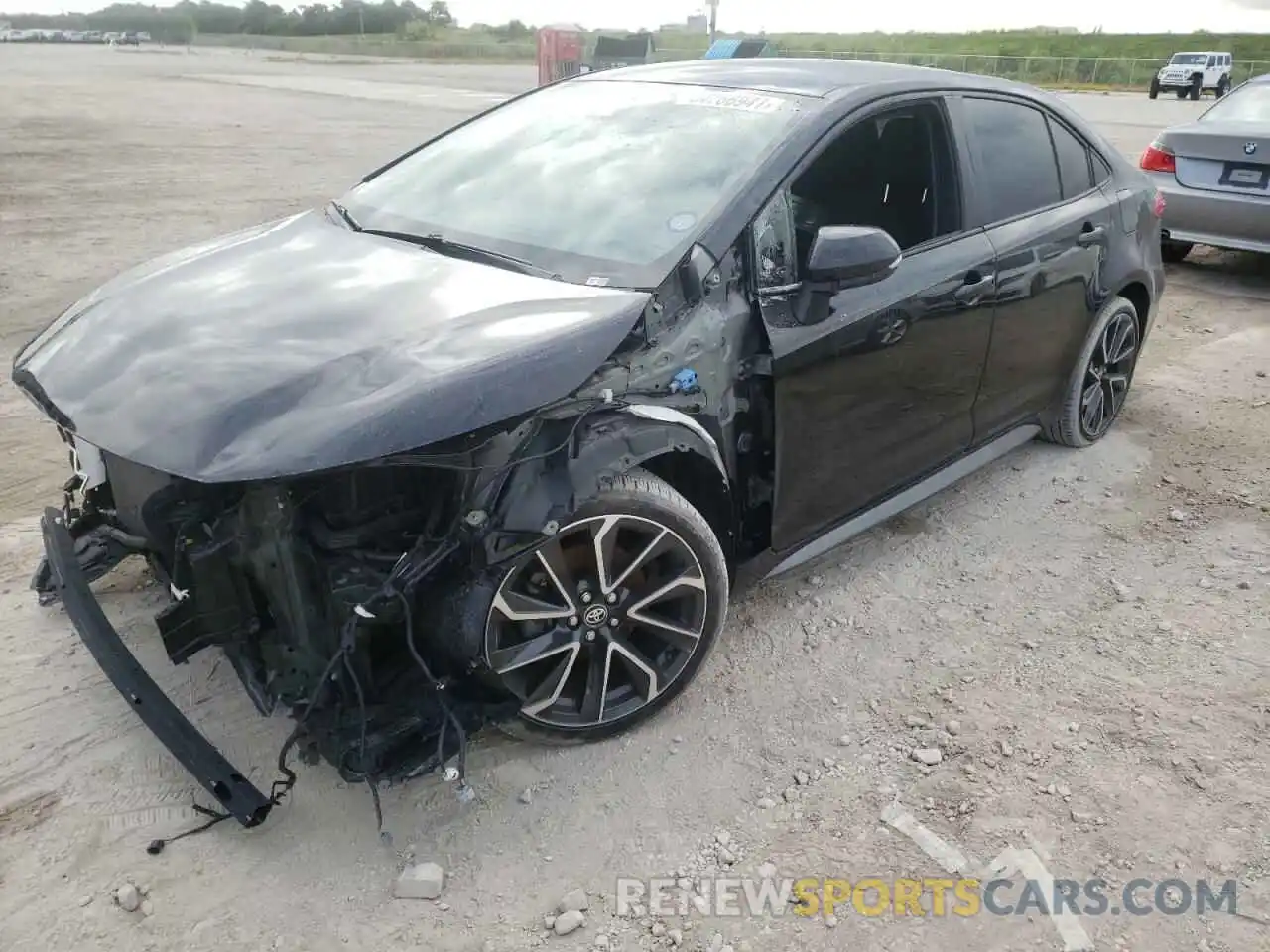 2 Photograph of a damaged car JTDS4RCE5LJ037018 TOYOTA COROLLA 2020