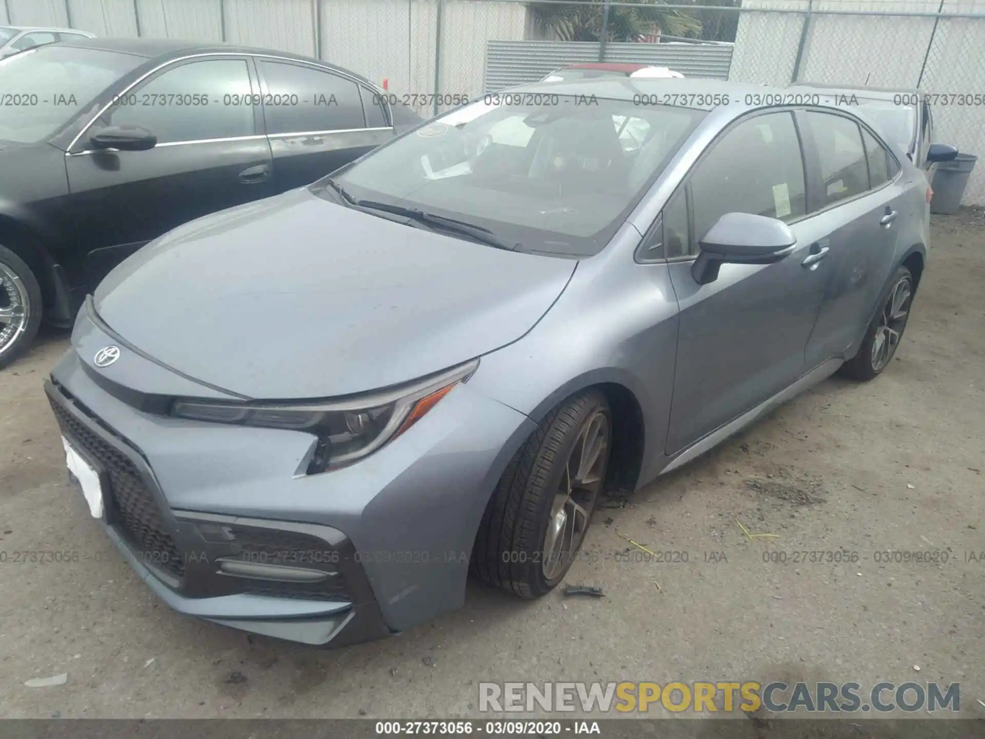 2 Photograph of a damaged car JTDS4RCE5LJ038363 TOYOTA COROLLA 2020