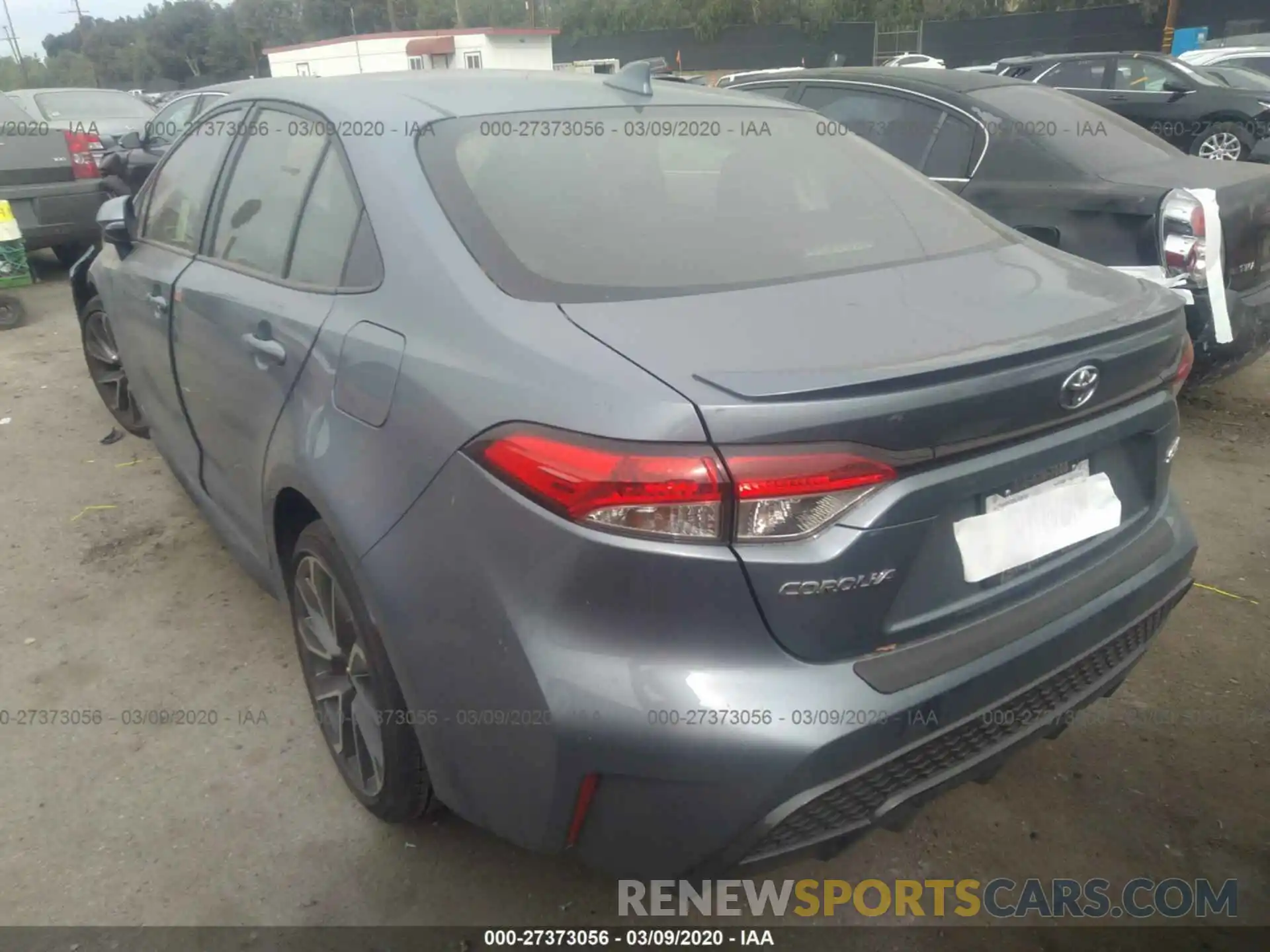 3 Photograph of a damaged car JTDS4RCE5LJ038363 TOYOTA COROLLA 2020