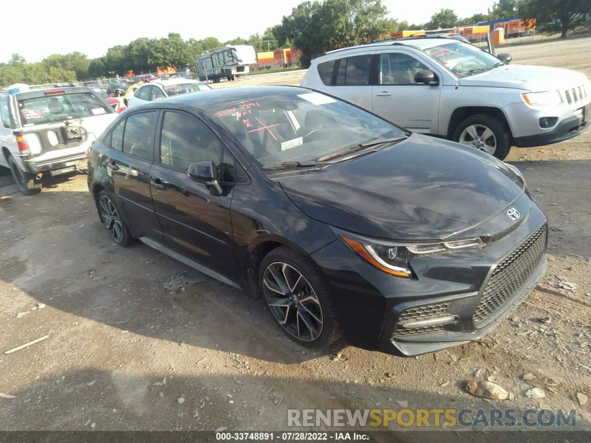 1 Photograph of a damaged car JTDS4RCE5LJ039464 TOYOTA COROLLA 2020