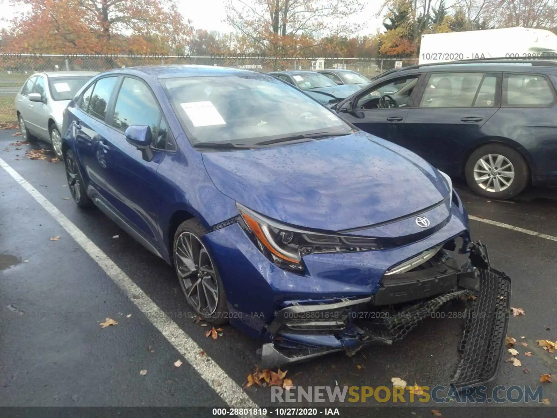 1 Photograph of a damaged car JTDS4RCE5LJ040436 TOYOTA COROLLA 2020