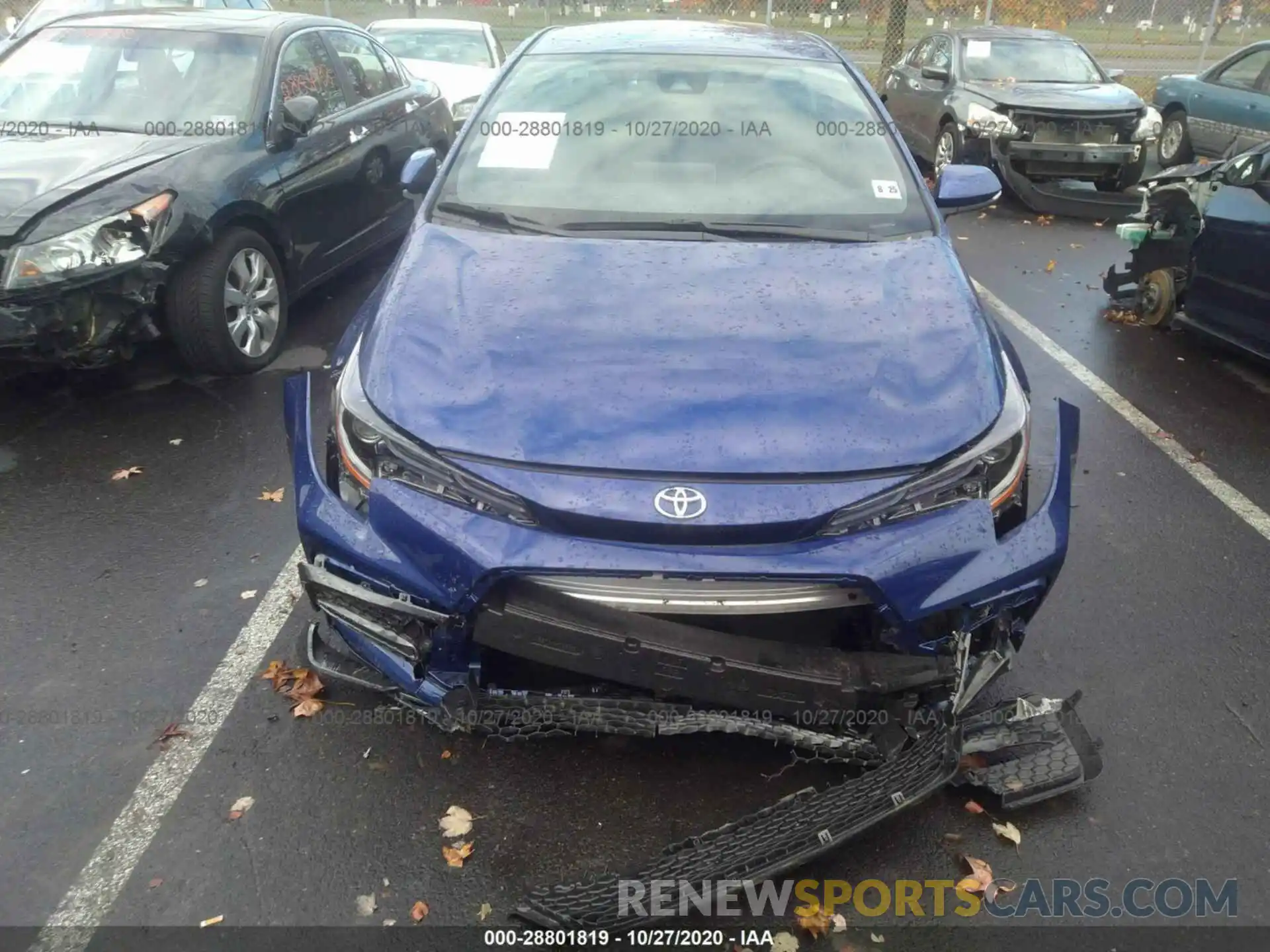 6 Photograph of a damaged car JTDS4RCE5LJ040436 TOYOTA COROLLA 2020