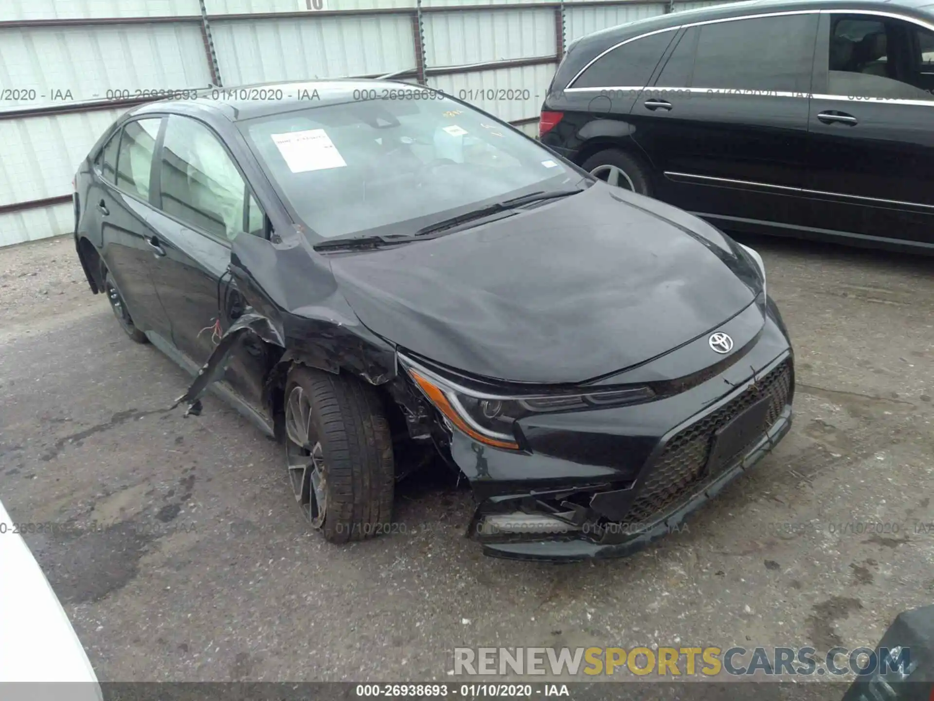 1 Photograph of a damaged car JTDS4RCE5LJ040842 TOYOTA COROLLA 2020