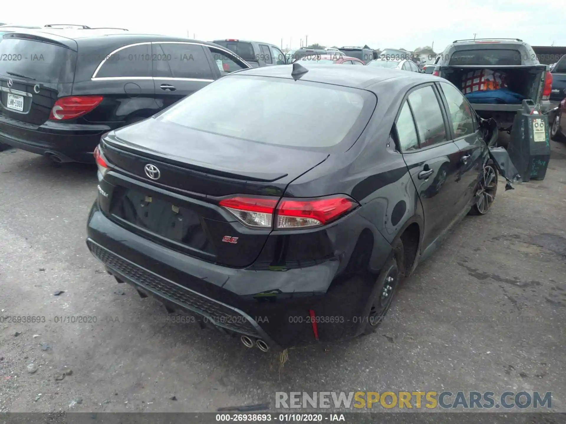 4 Photograph of a damaged car JTDS4RCE5LJ040842 TOYOTA COROLLA 2020