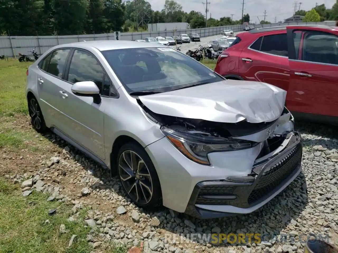 1 Photograph of a damaged car JTDS4RCE5LJ040999 TOYOTA COROLLA 2020