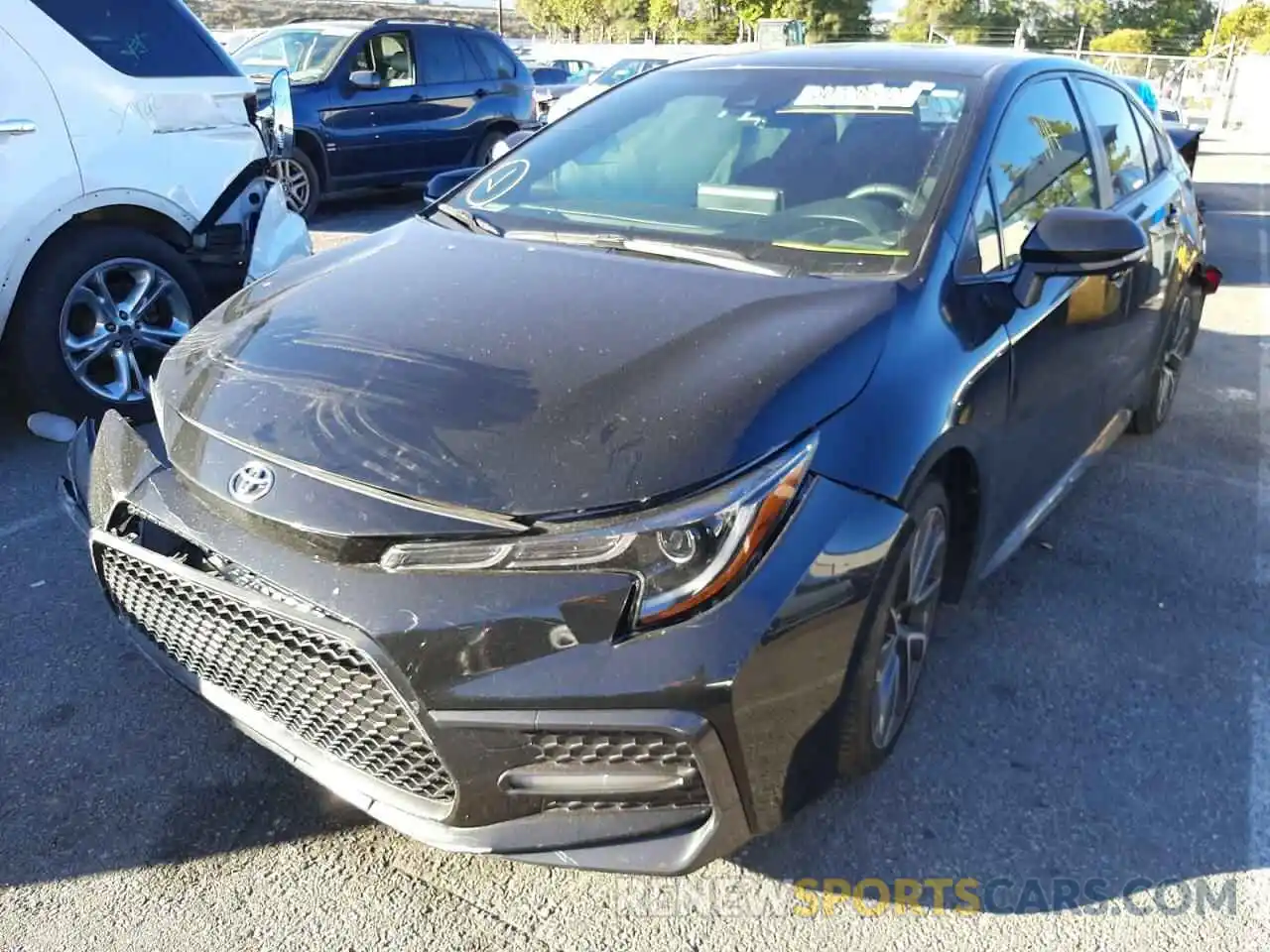 2 Photograph of a damaged car JTDS4RCE5LJ041215 TOYOTA COROLLA 2020