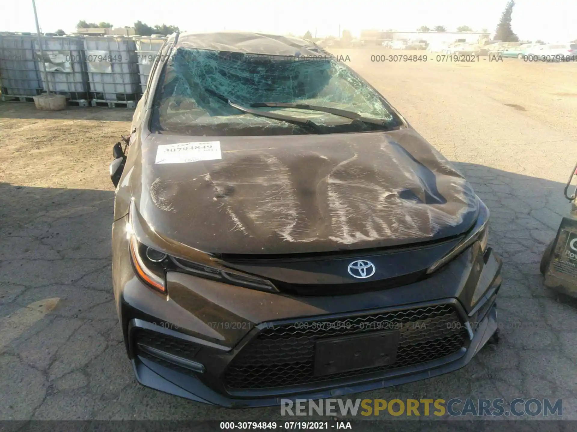 6 Photograph of a damaged car JTDS4RCE5LJ041280 TOYOTA COROLLA 2020