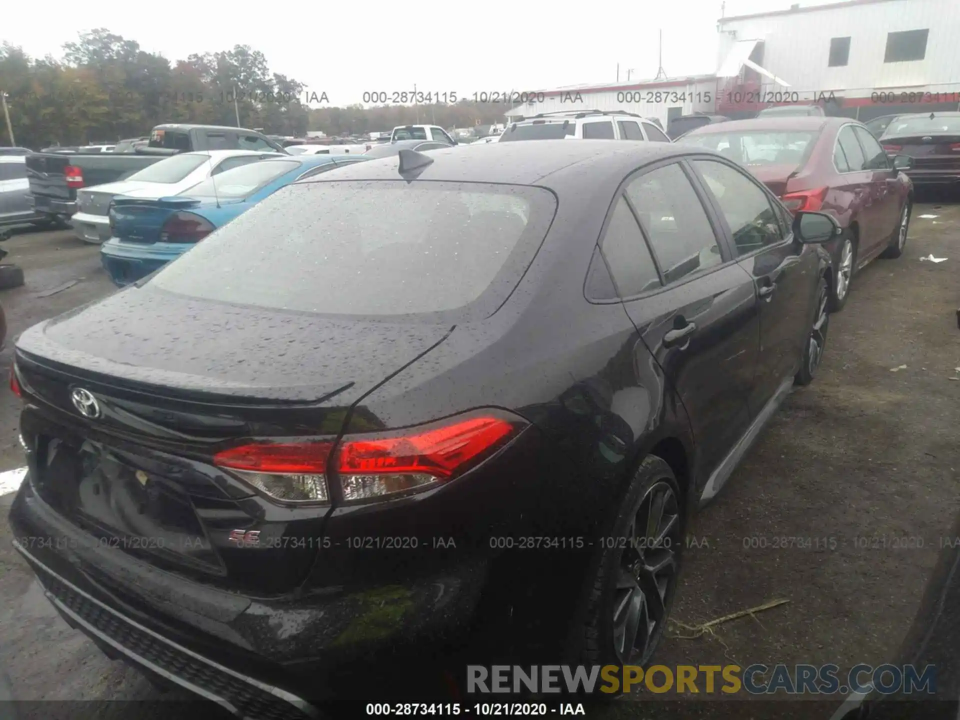 4 Photograph of a damaged car JTDS4RCE5LJ041361 TOYOTA COROLLA 2020