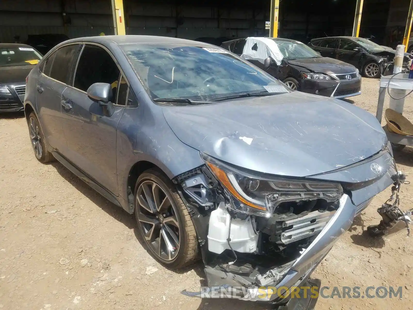 1 Photograph of a damaged car JTDS4RCE5LJ041702 TOYOTA COROLLA 2020