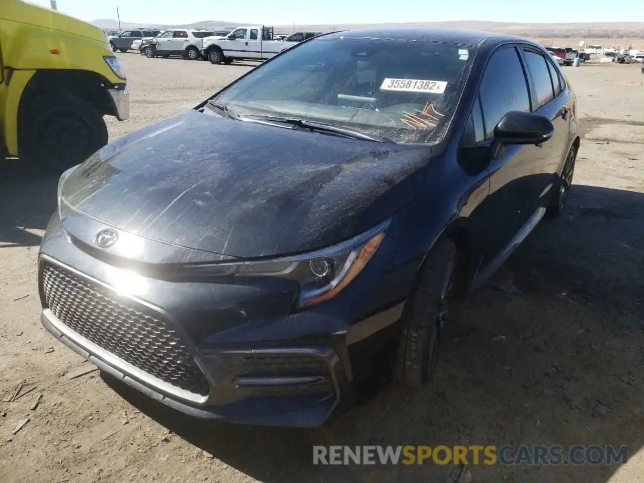 2 Photograph of a damaged car JTDS4RCE5LJ041909 TOYOTA COROLLA 2020