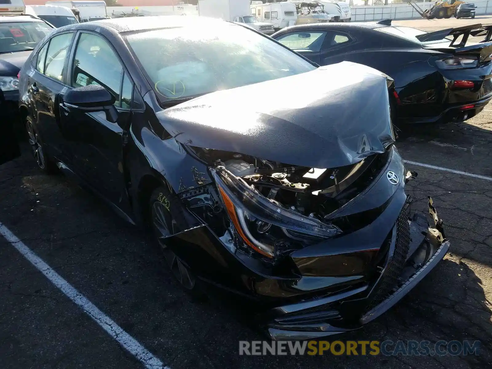 1 Photograph of a damaged car JTDS4RCE5LJ042137 TOYOTA COROLLA 2020