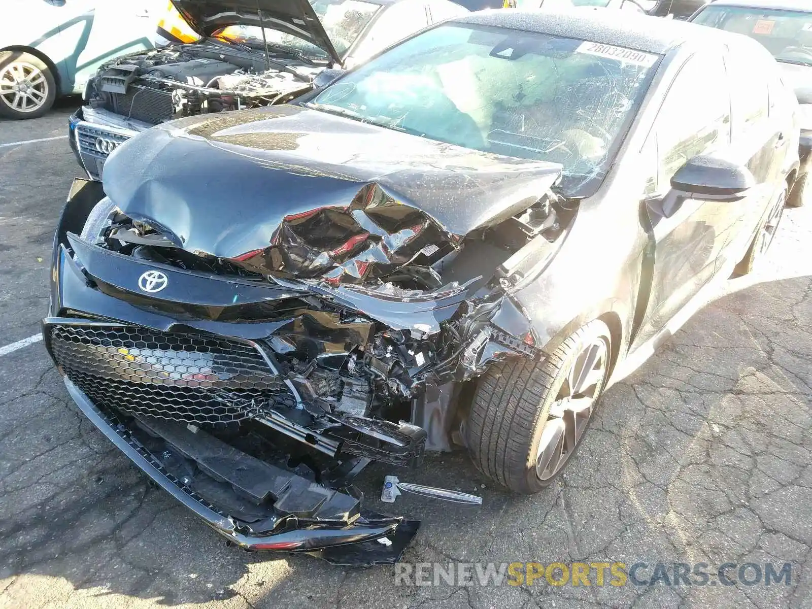 2 Photograph of a damaged car JTDS4RCE5LJ042137 TOYOTA COROLLA 2020