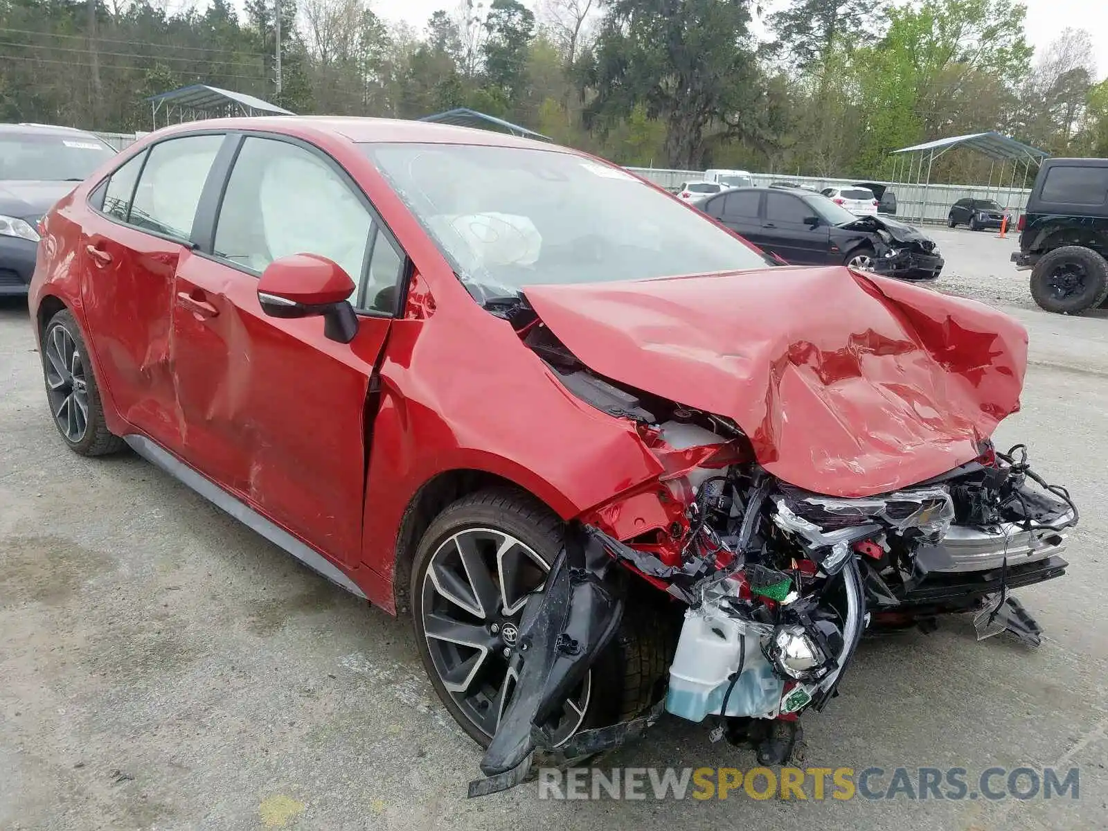 1 Photograph of a damaged car JTDS4RCE5LJ042560 TOYOTA COROLLA 2020