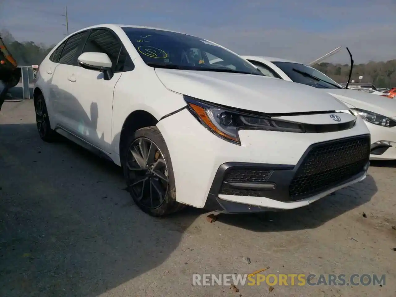 1 Photograph of a damaged car JTDS4RCE5LJ043577 TOYOTA COROLLA 2020