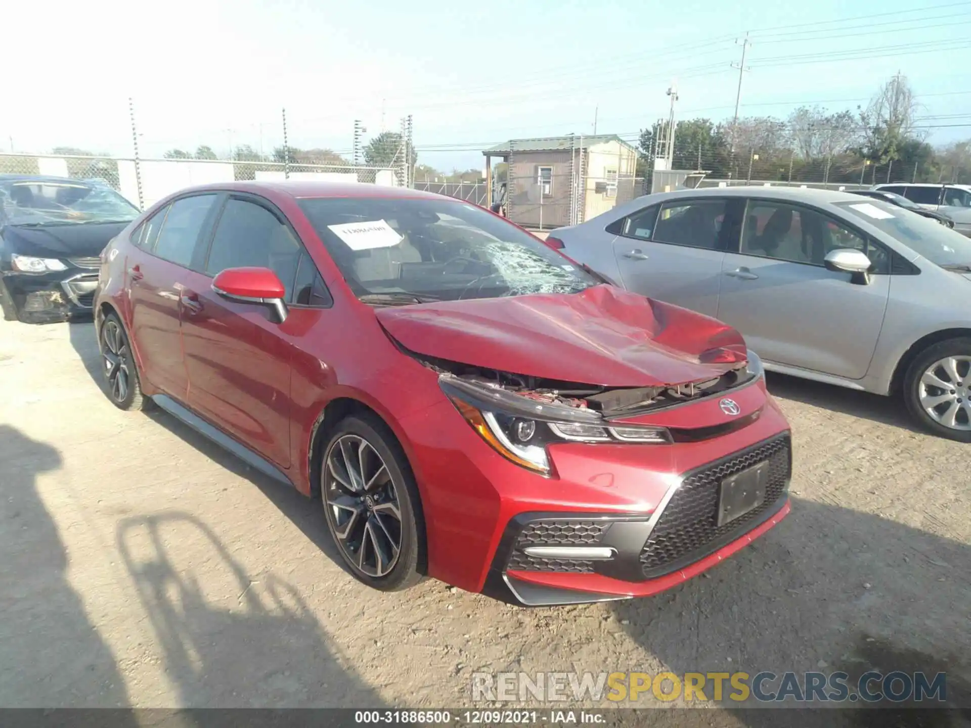 1 Photograph of a damaged car JTDS4RCE5LJ044521 TOYOTA COROLLA 2020