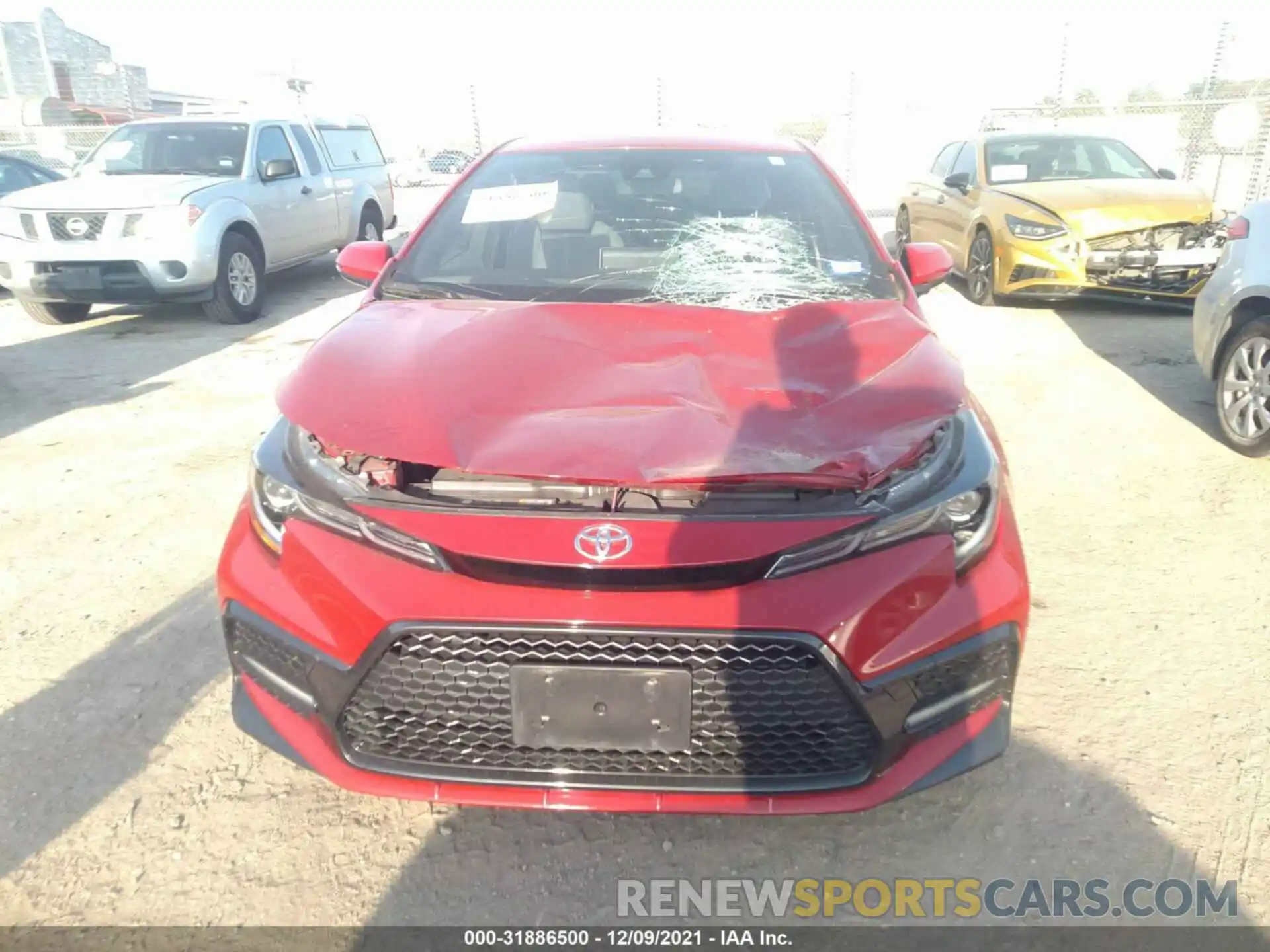 6 Photograph of a damaged car JTDS4RCE5LJ044521 TOYOTA COROLLA 2020