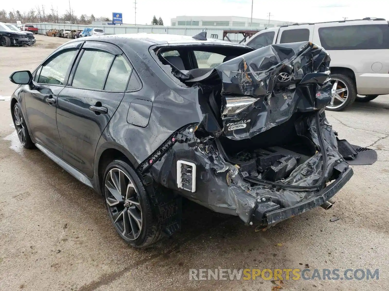 3 Photograph of a damaged car JTDS4RCE5LJ045412 TOYOTA COROLLA 2020
