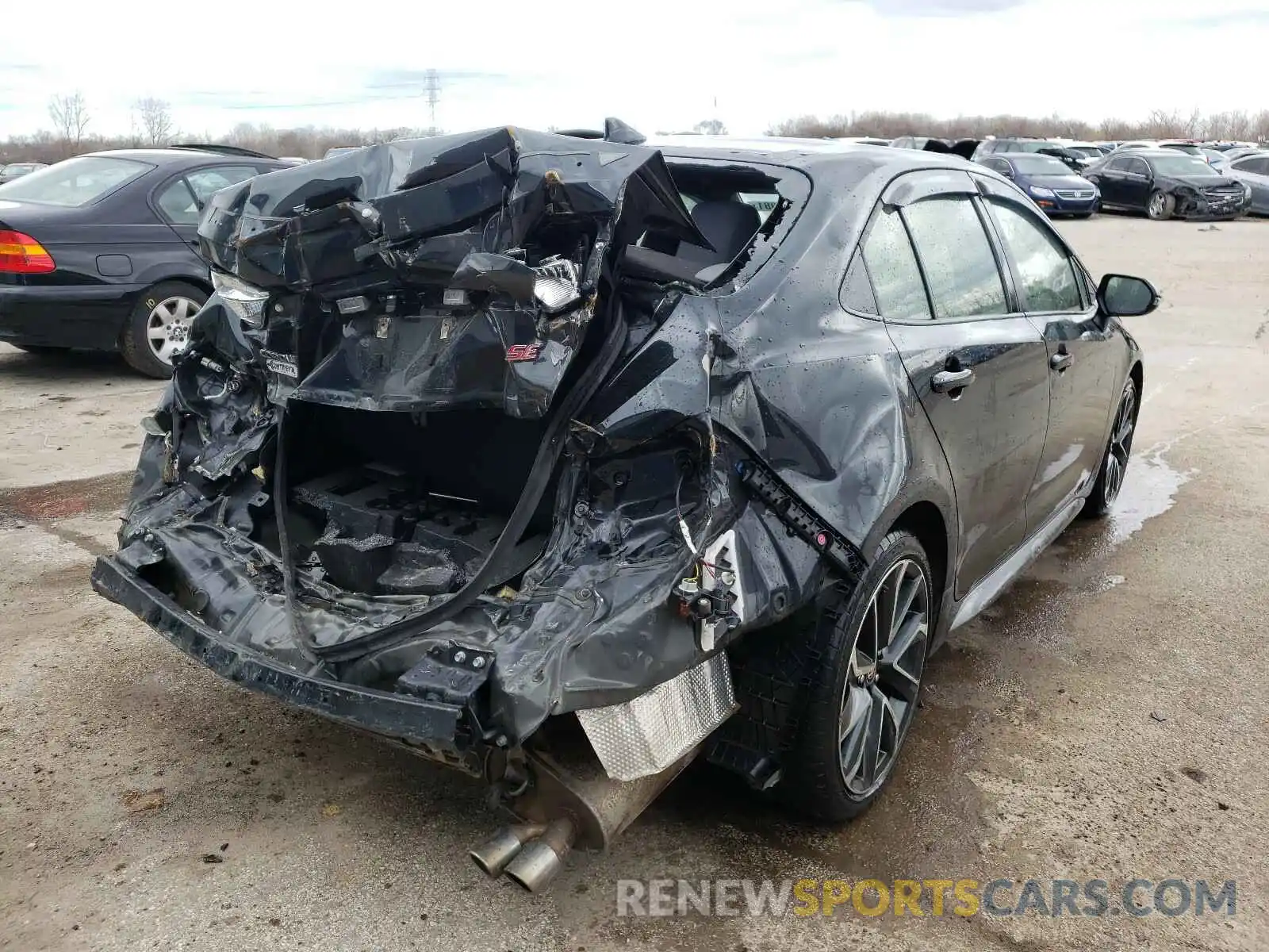 4 Photograph of a damaged car JTDS4RCE5LJ045412 TOYOTA COROLLA 2020