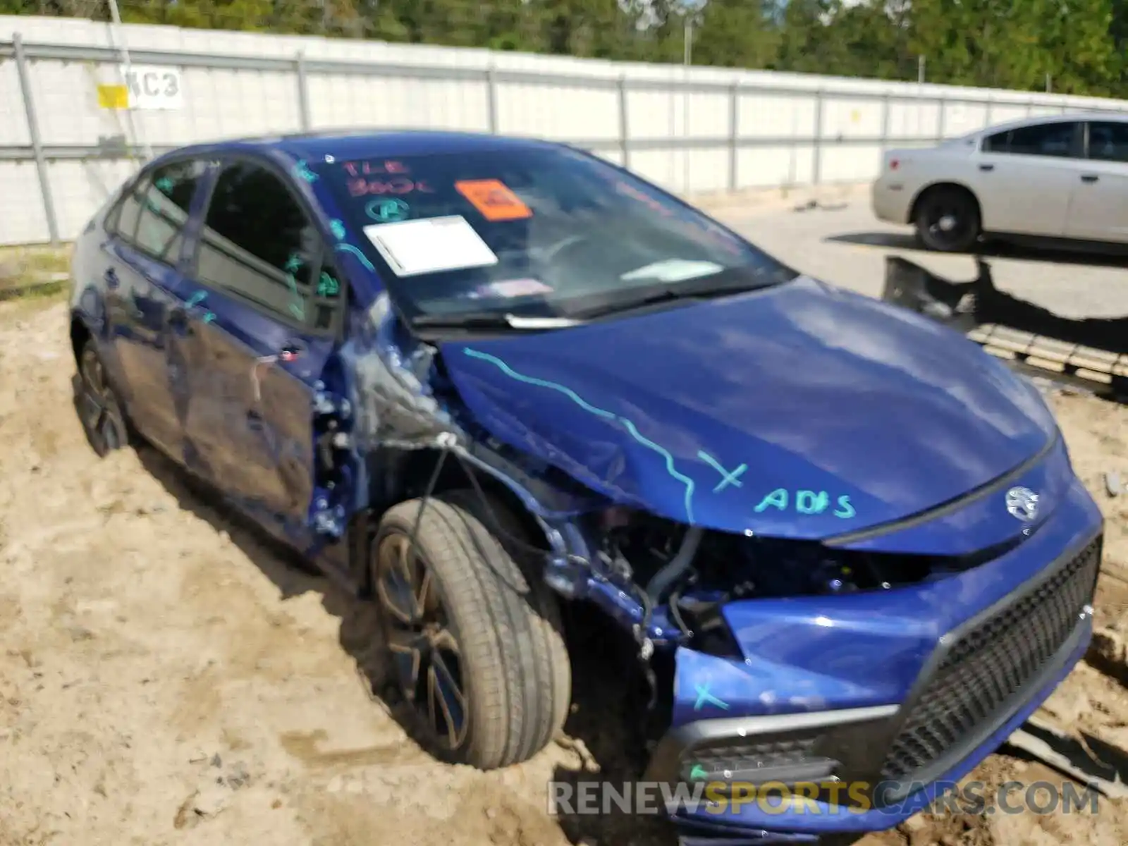 1 Photograph of a damaged car JTDS4RCE5LJ046074 TOYOTA COROLLA 2020