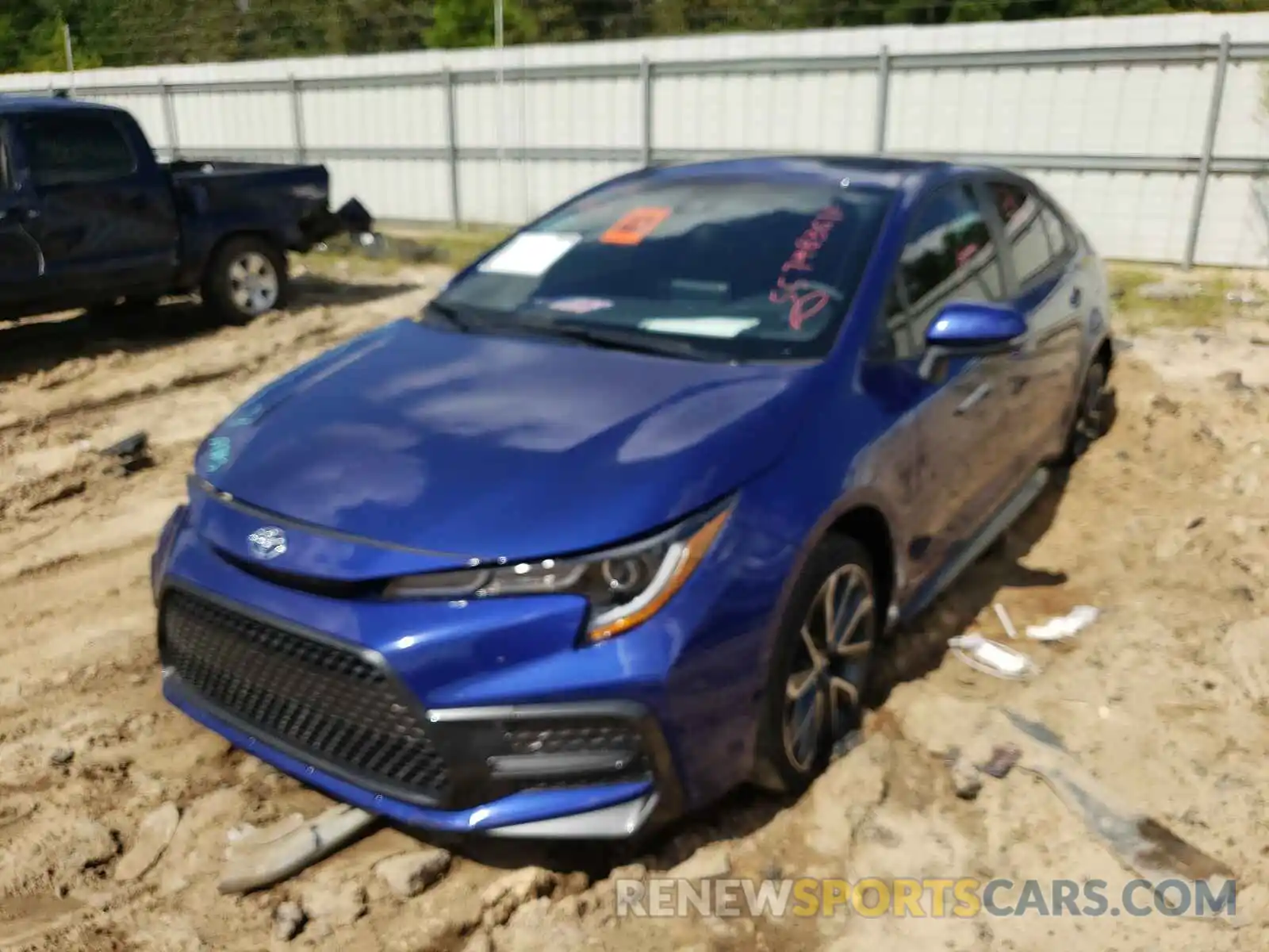 2 Photograph of a damaged car JTDS4RCE5LJ046074 TOYOTA COROLLA 2020