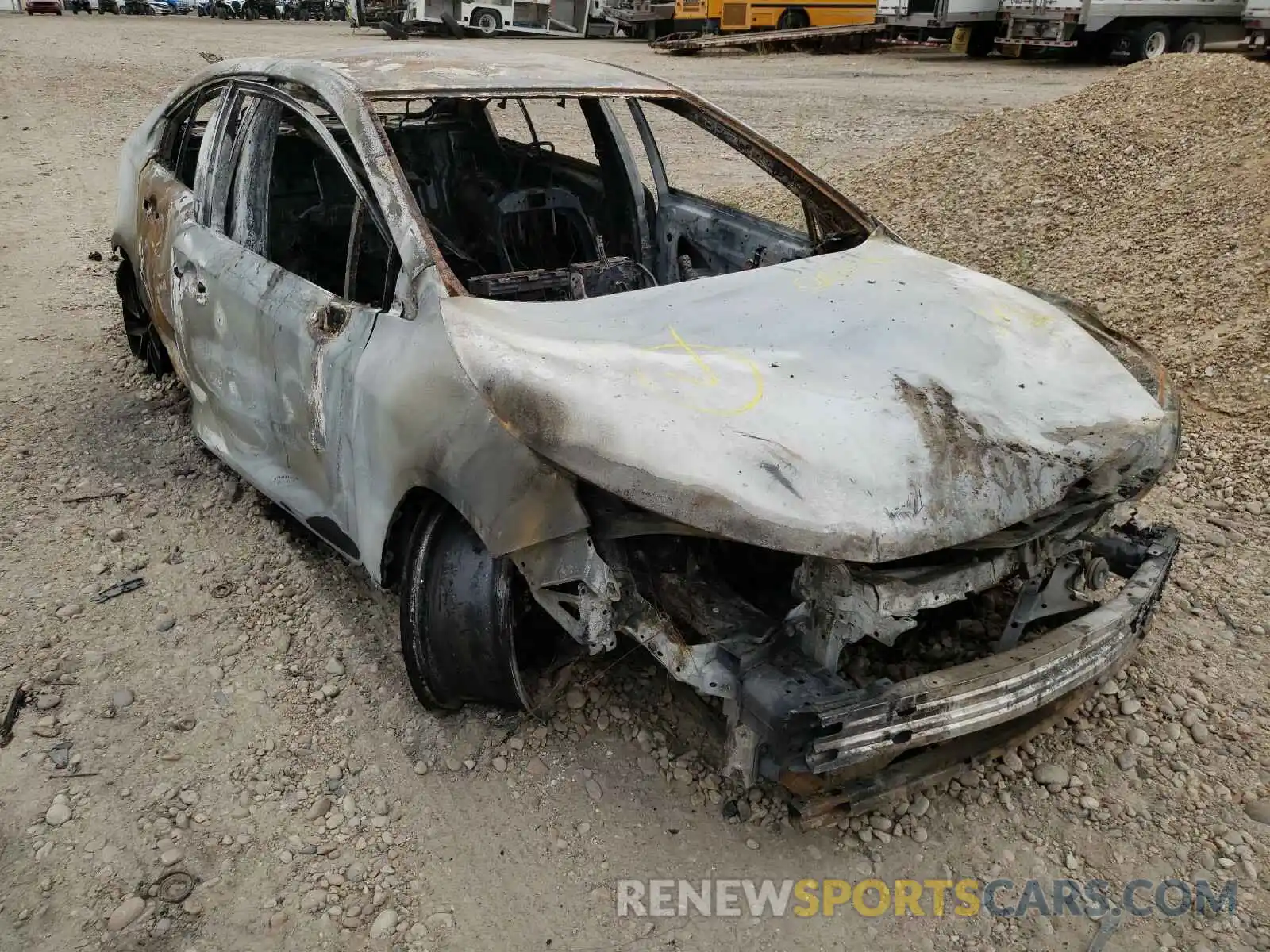 1 Photograph of a damaged car JTDS4RCE5LJ047466 TOYOTA COROLLA 2020