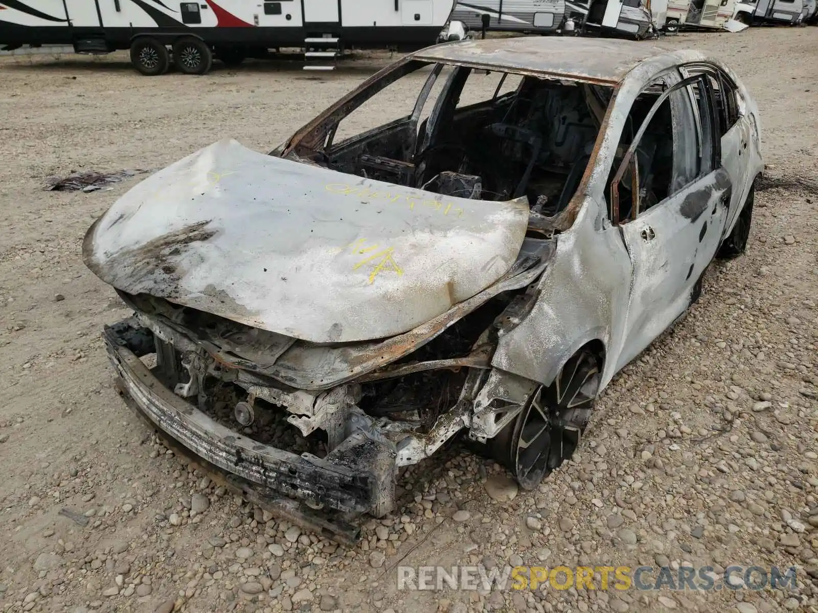 2 Photograph of a damaged car JTDS4RCE5LJ047466 TOYOTA COROLLA 2020