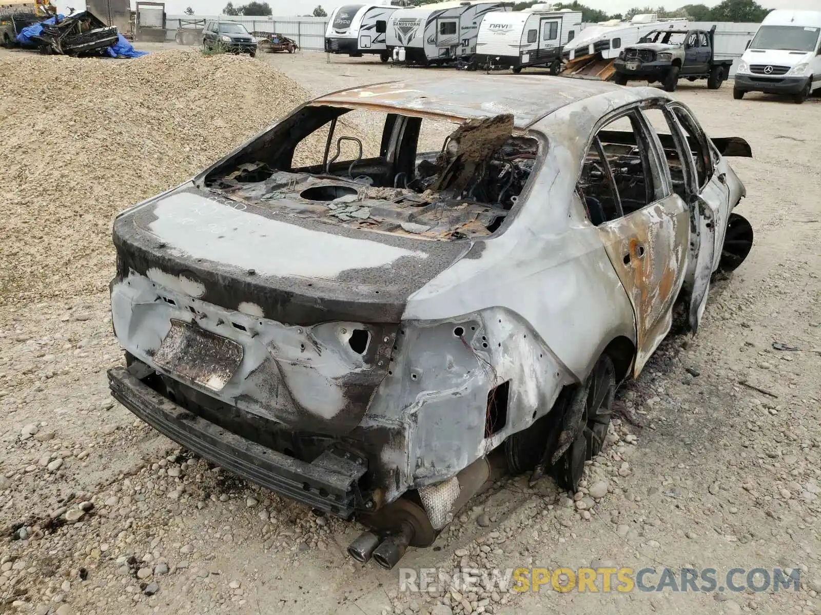 4 Photograph of a damaged car JTDS4RCE5LJ047466 TOYOTA COROLLA 2020