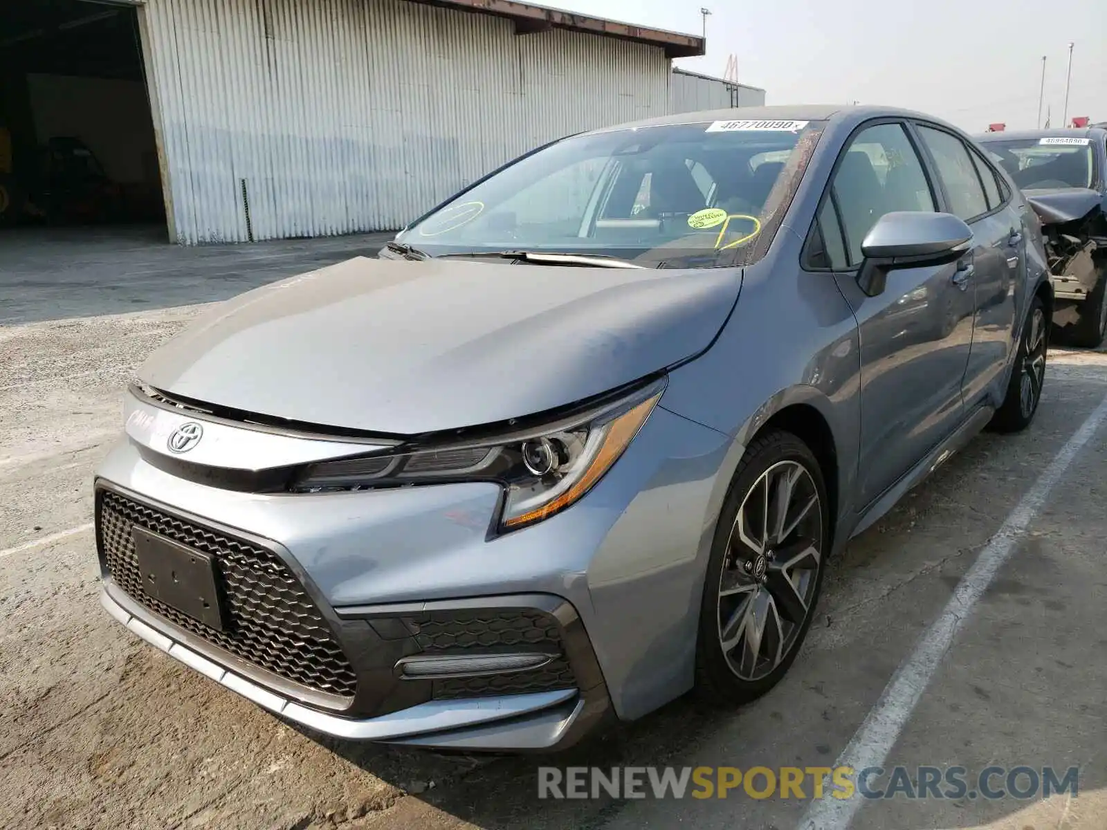 2 Photograph of a damaged car JTDS4RCE5LJ047886 TOYOTA COROLLA 2020