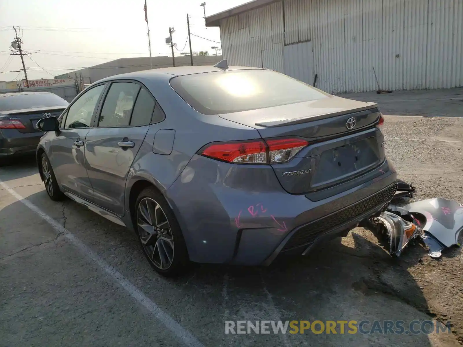 3 Photograph of a damaged car JTDS4RCE5LJ047886 TOYOTA COROLLA 2020