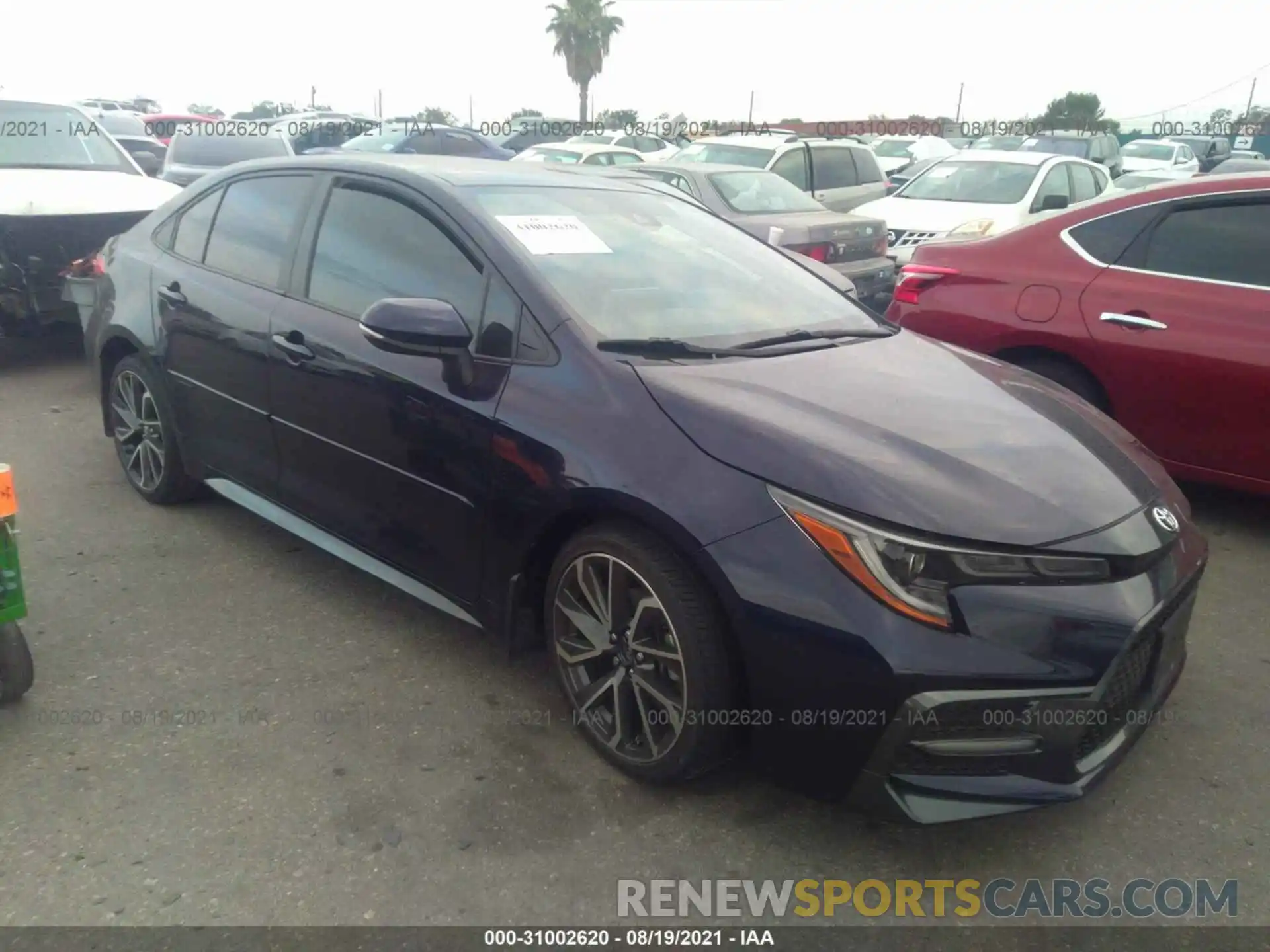 1 Photograph of a damaged car JTDS4RCE5LJ048486 TOYOTA COROLLA 2020