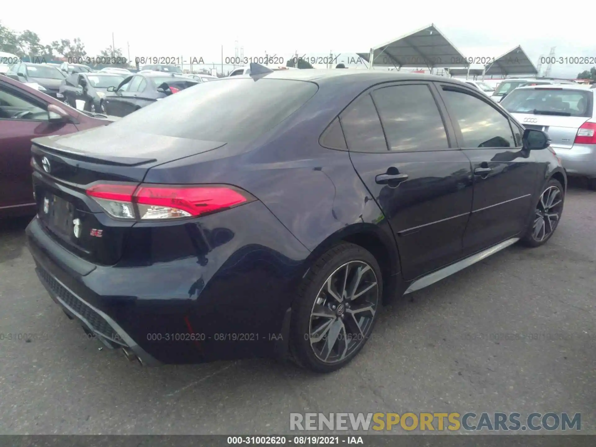 4 Photograph of a damaged car JTDS4RCE5LJ048486 TOYOTA COROLLA 2020