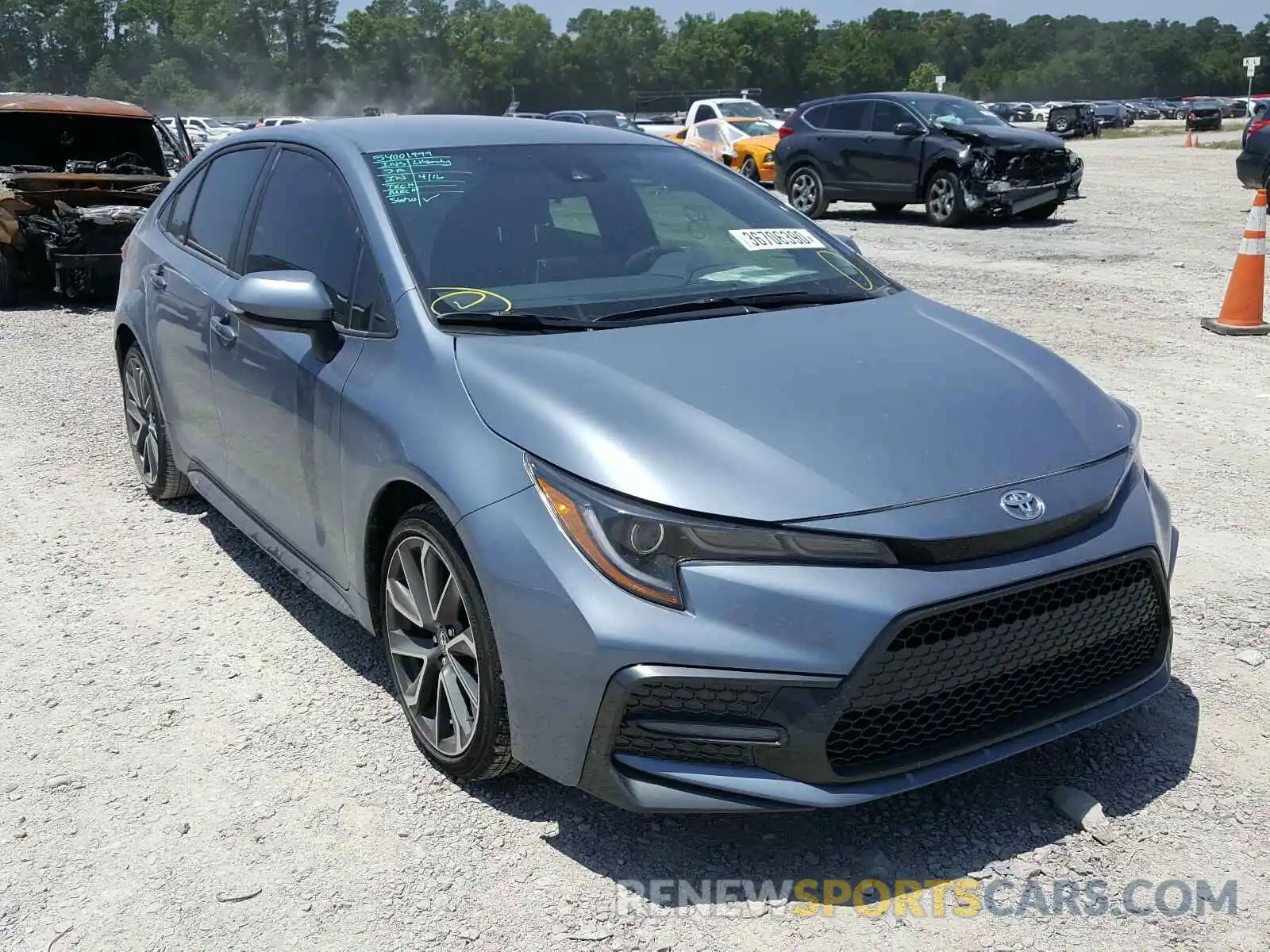 1 Photograph of a damaged car JTDS4RCE5LJ049220 TOYOTA COROLLA 2020