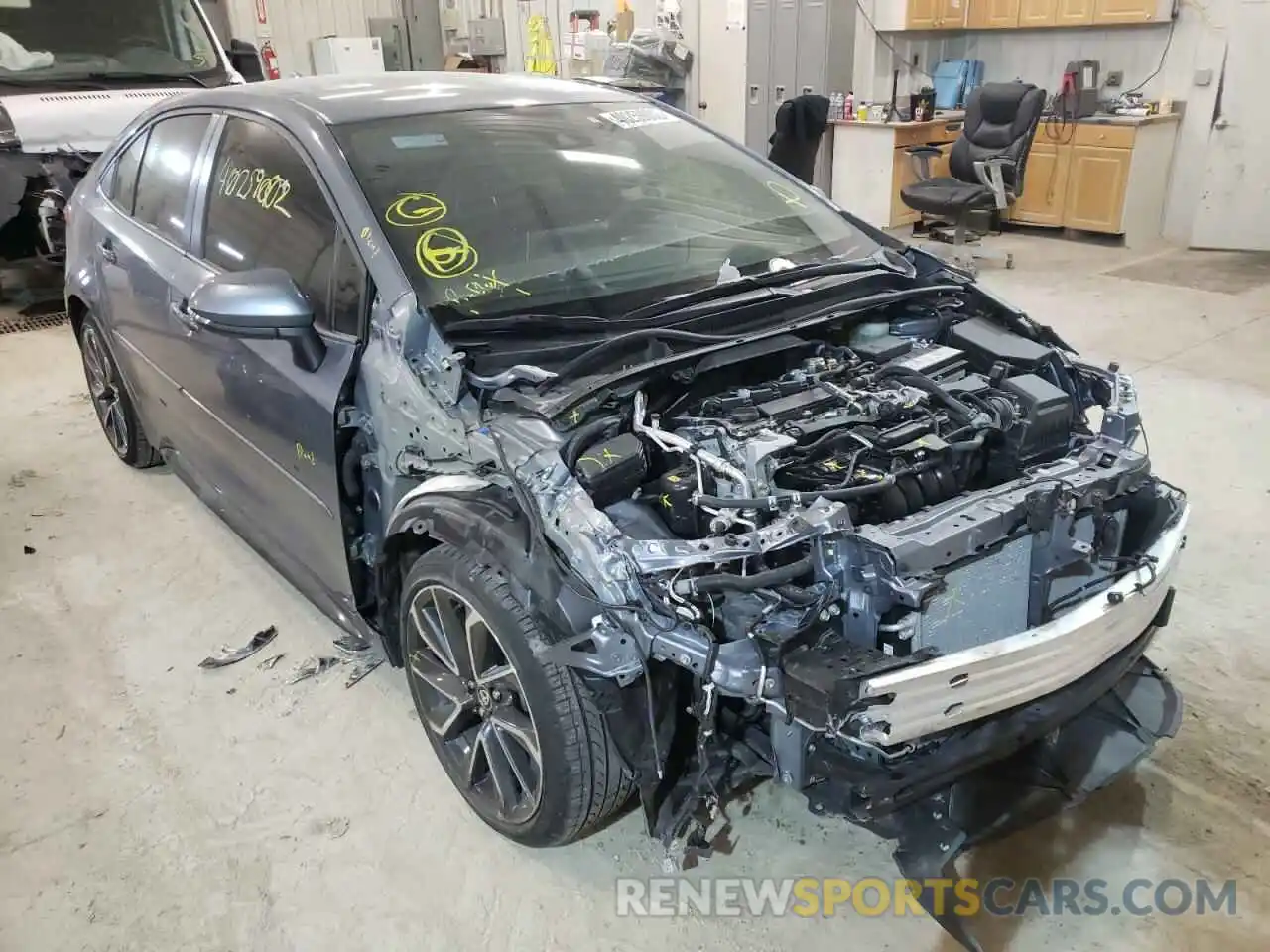 1 Photograph of a damaged car JTDS4RCE5LJ051839 TOYOTA COROLLA 2020