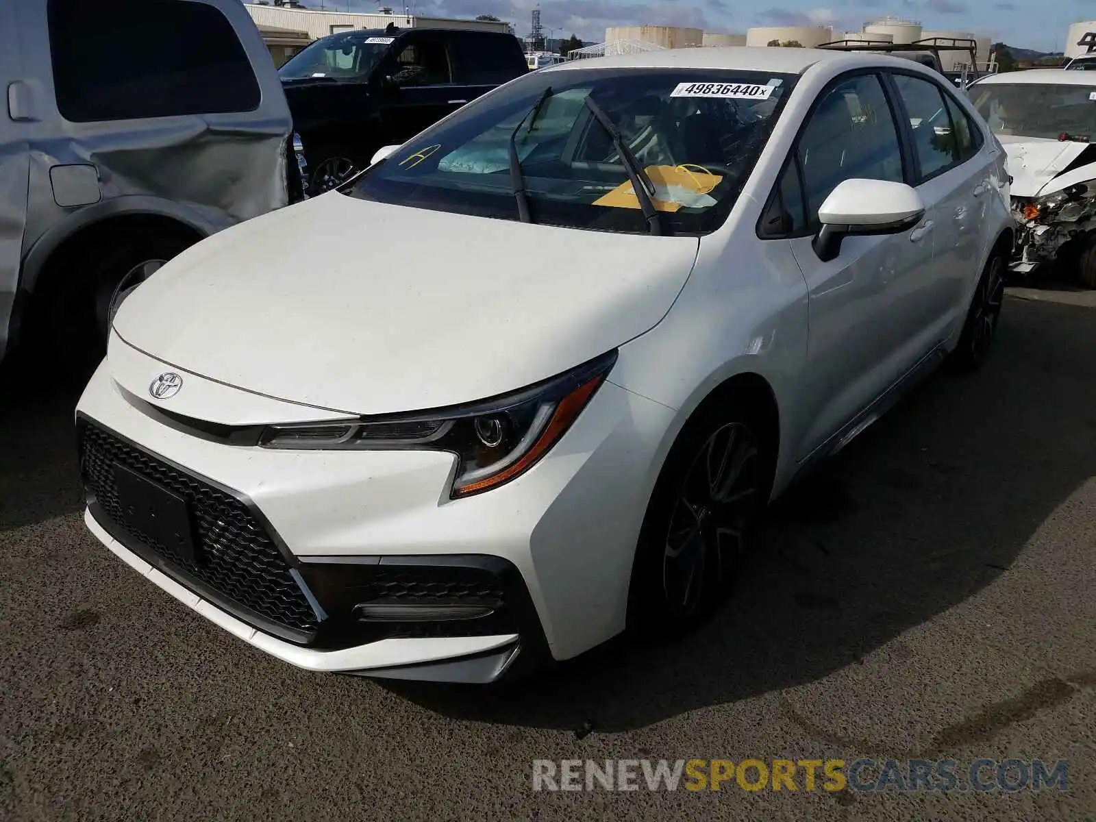 2 Photograph of a damaged car JTDS4RCE5LJ052960 TOYOTA COROLLA 2020