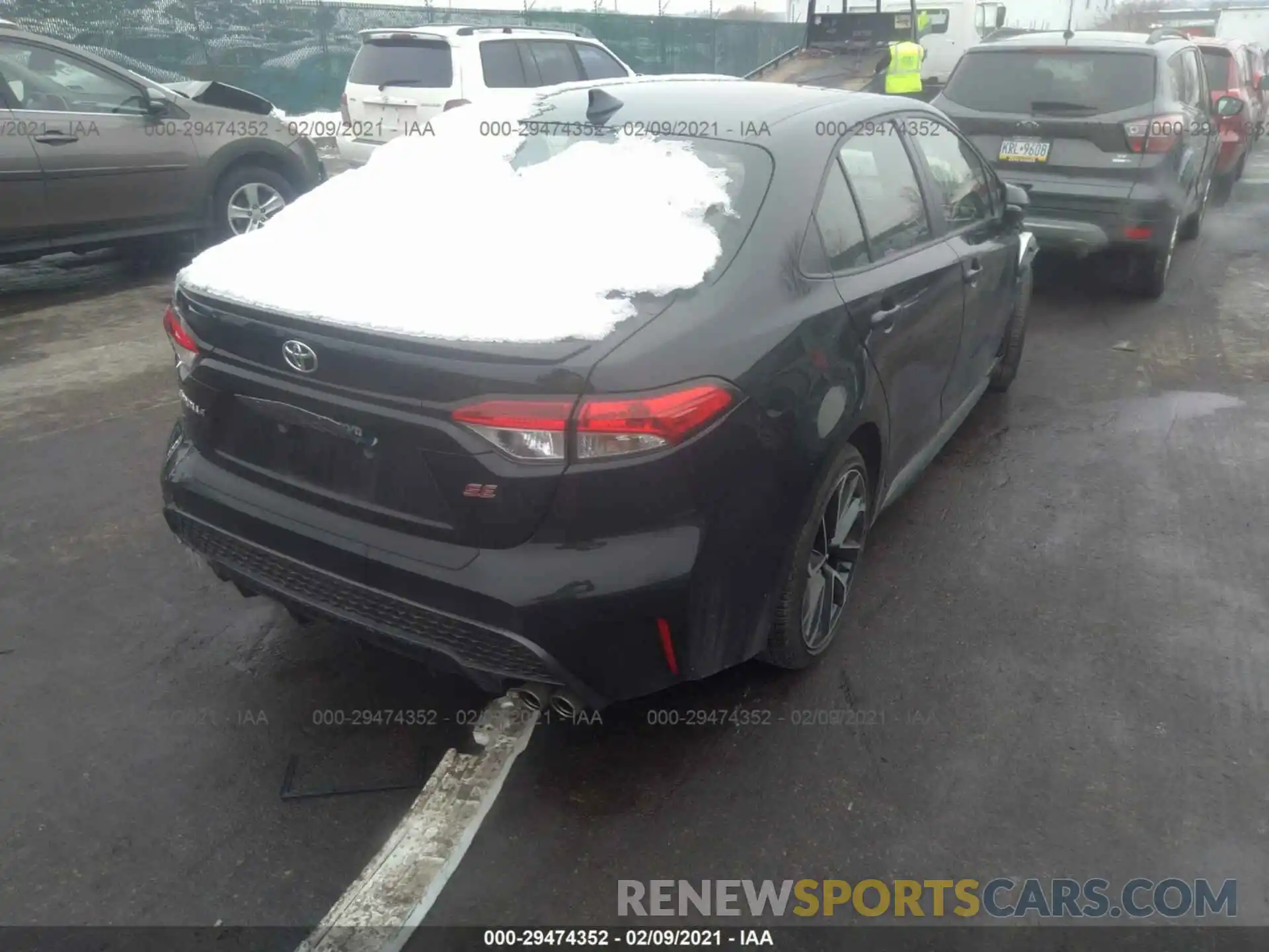 4 Photograph of a damaged car JTDS4RCE5LJ053042 TOYOTA COROLLA 2020