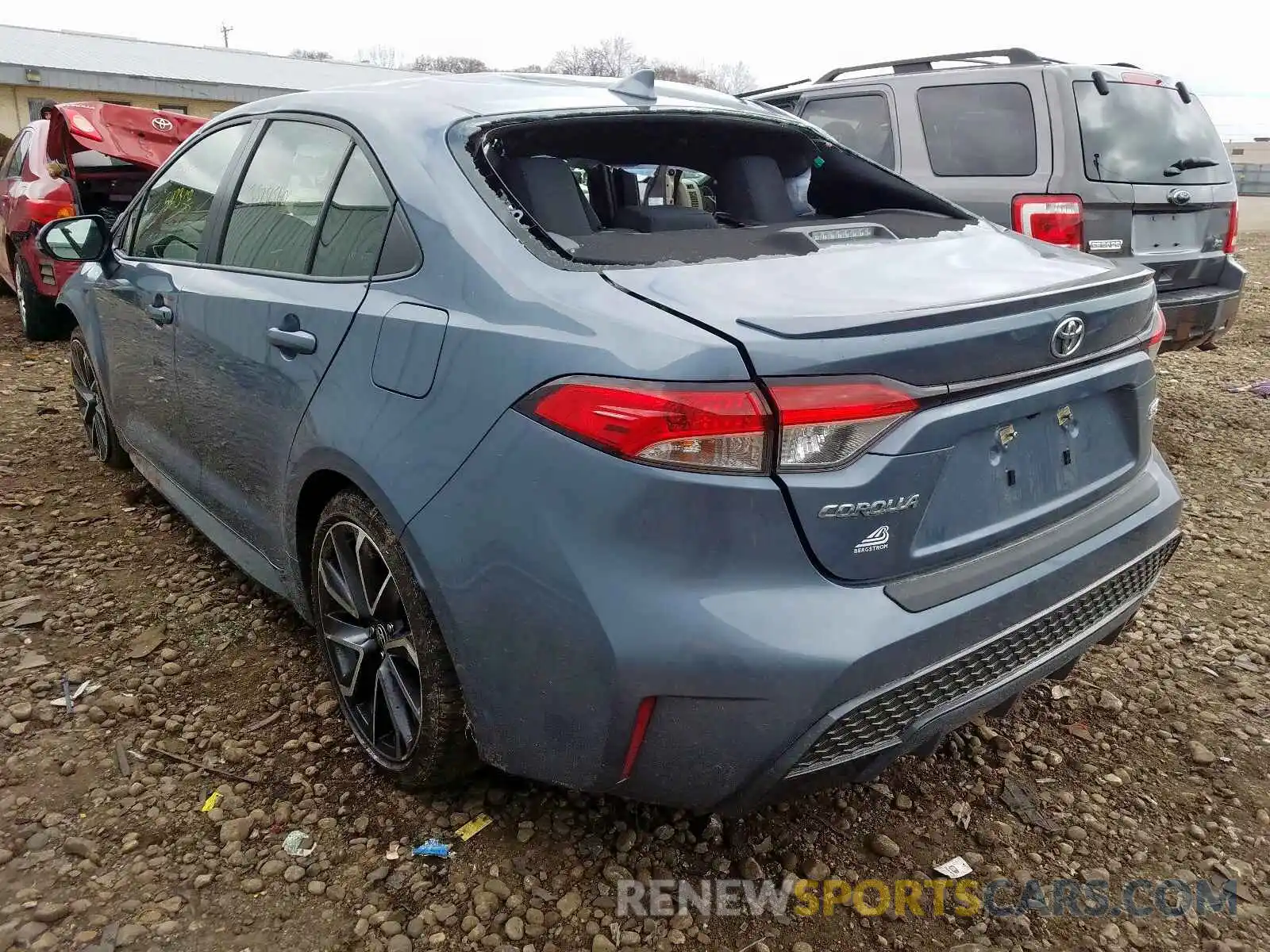 3 Photograph of a damaged car JTDS4RCE6LJ000351 TOYOTA COROLLA 2020